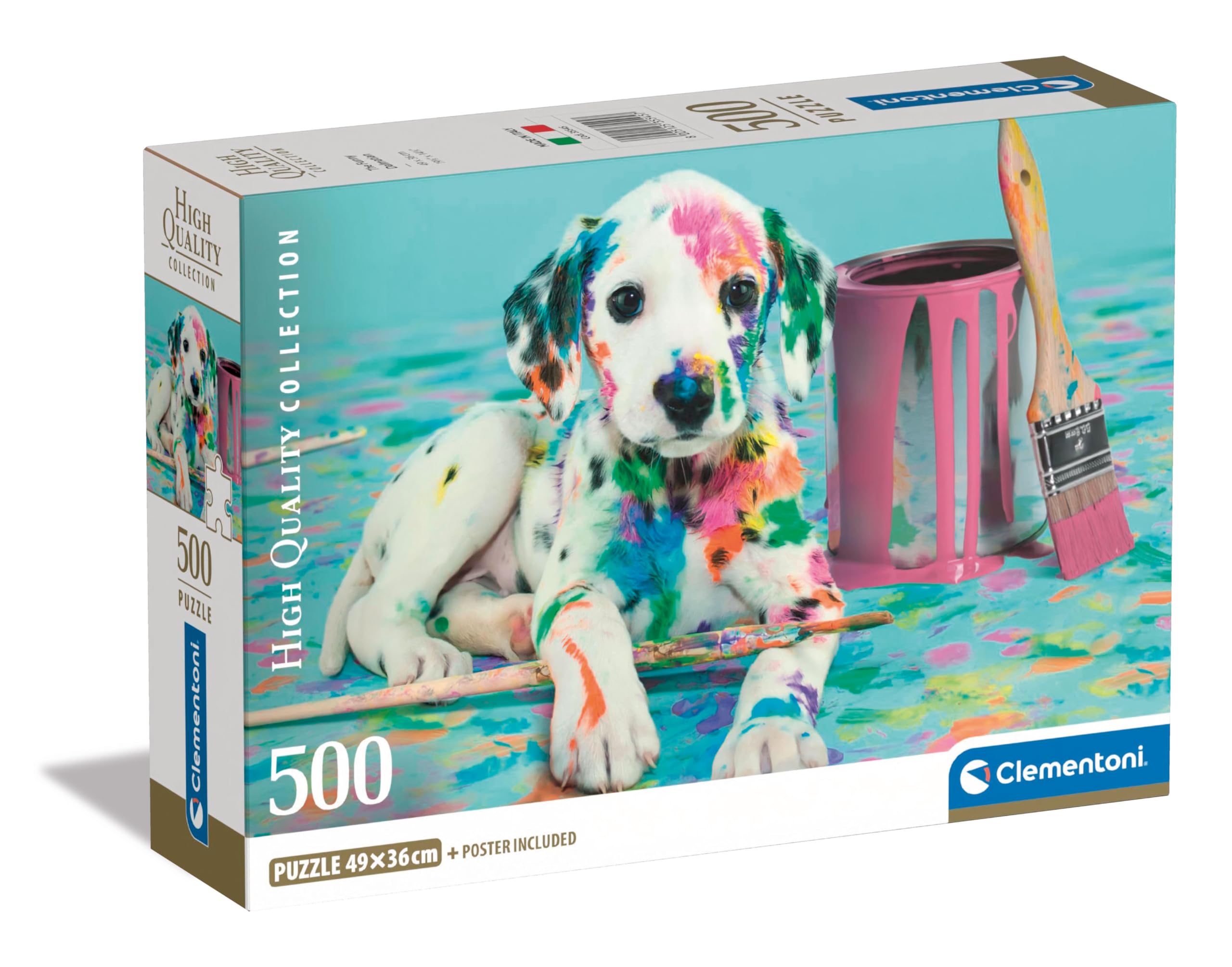 Clementoni Jigsaw Puzzle Collection - Funny Dalmatian 500 Pieces - Poster I 1