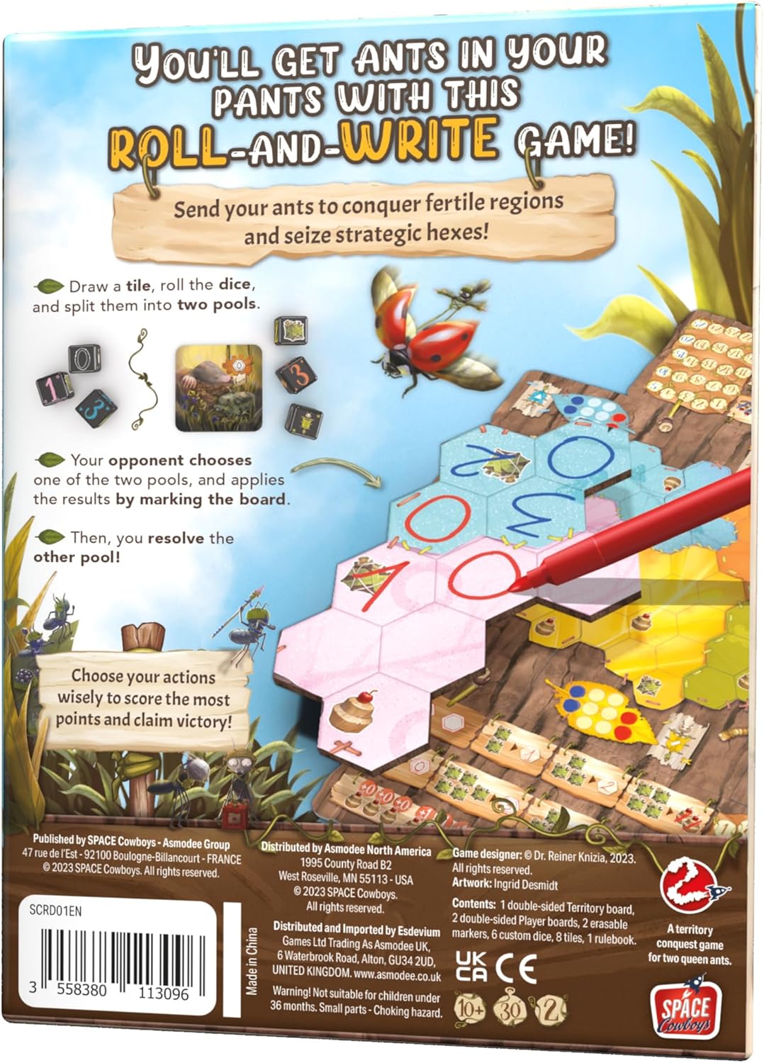 Space Cowboys Marabunta Board Game for Ages 10+ | 2 Players | 30-Minute Play Time 4