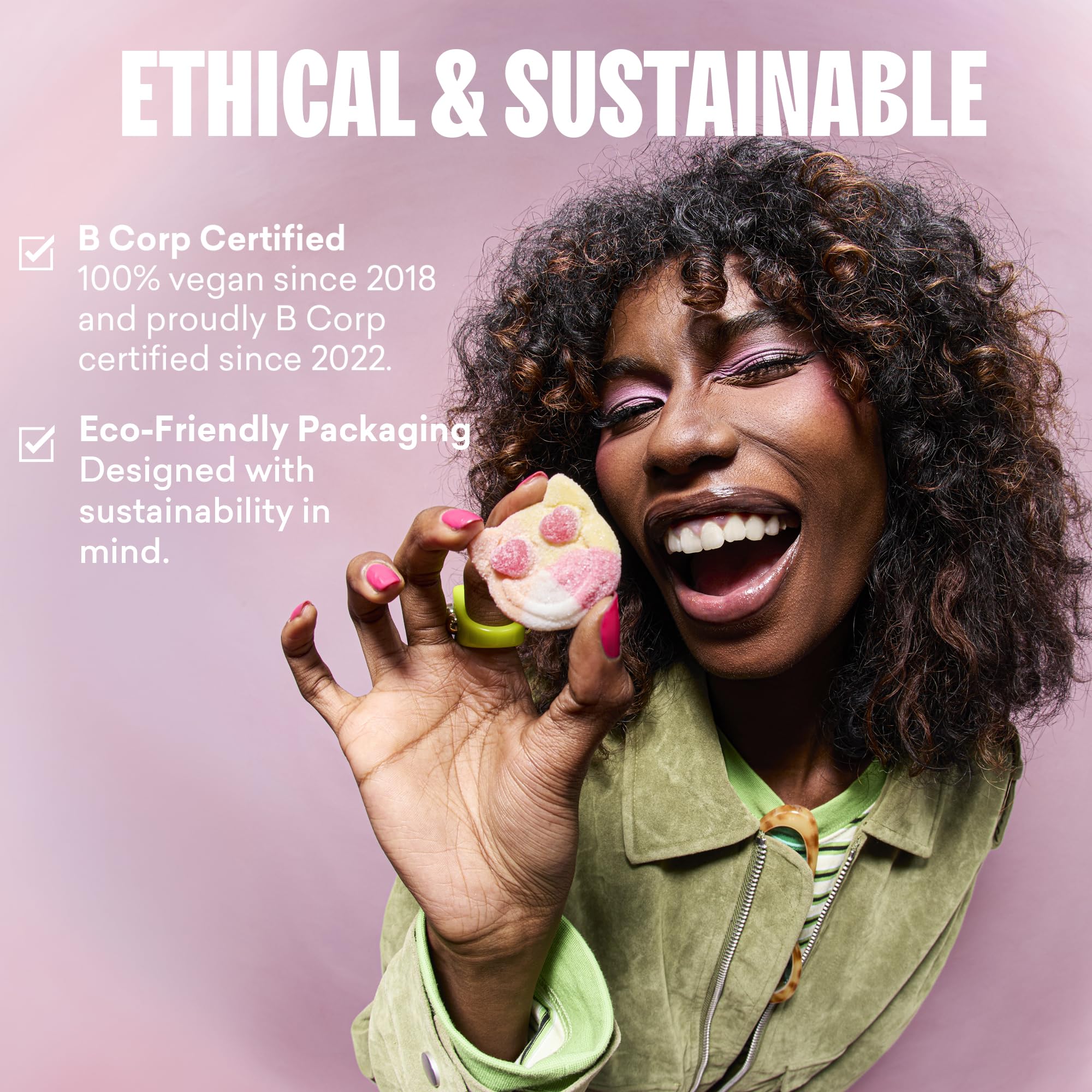Candy Kittens The Sour Edit Tropical Vegan Sweets - 130g 5