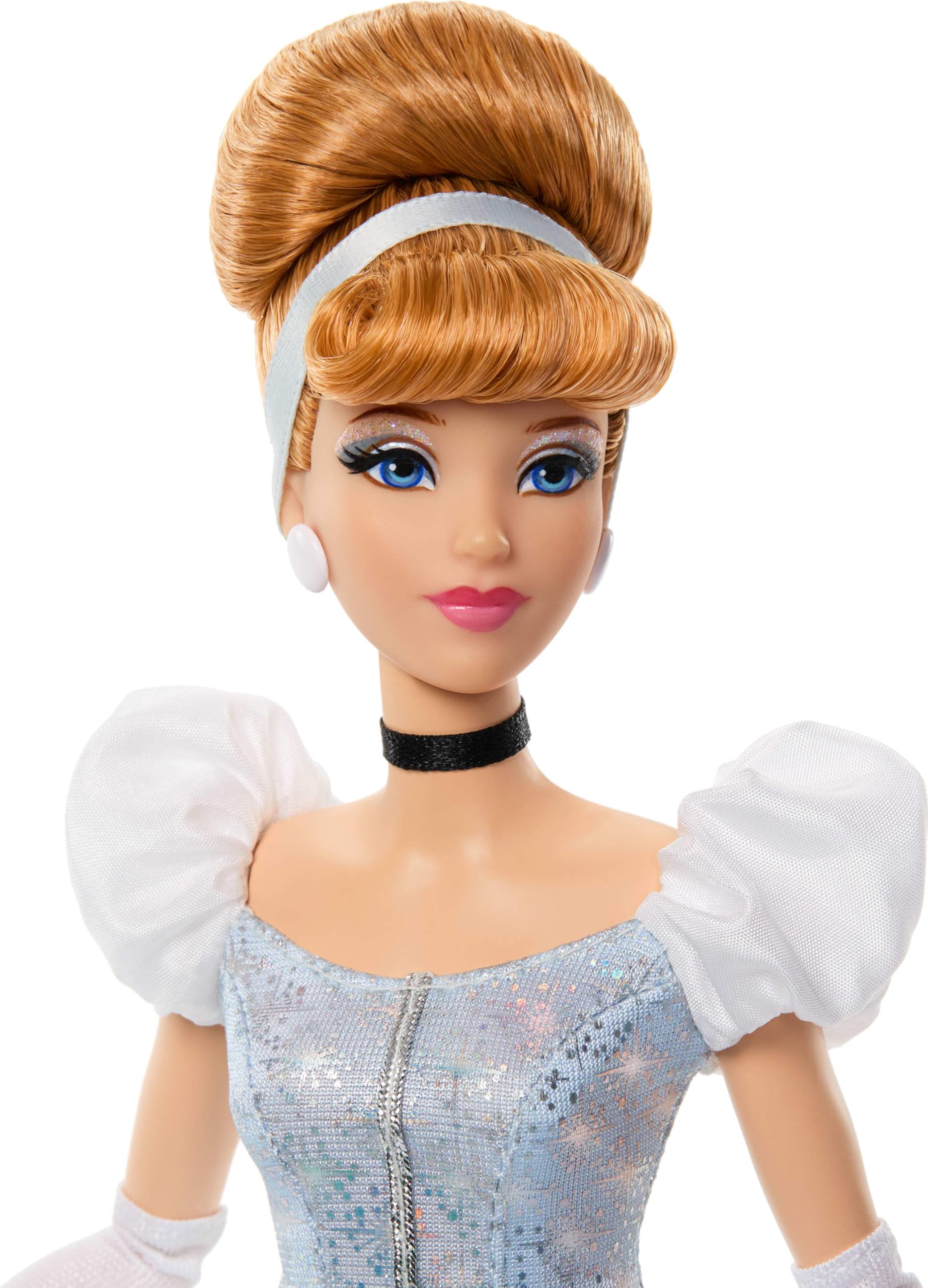 Mattel Disney Princess Cinderella Sparkling Princess Fashion Doll | 11 Points of Articulation | Ages 4+ 2