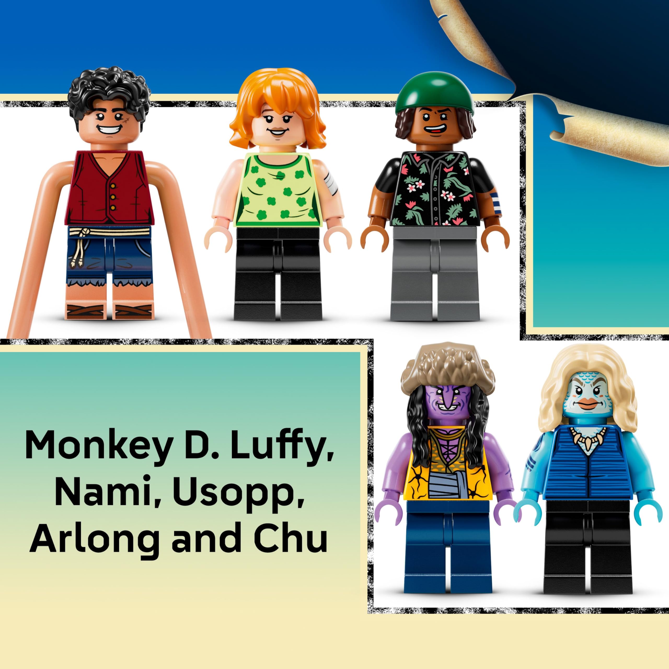 LEGO ONE PIECE Battle at Arlong Park Building Set - 5 Minifigures | Ages 9+ | 75638 5