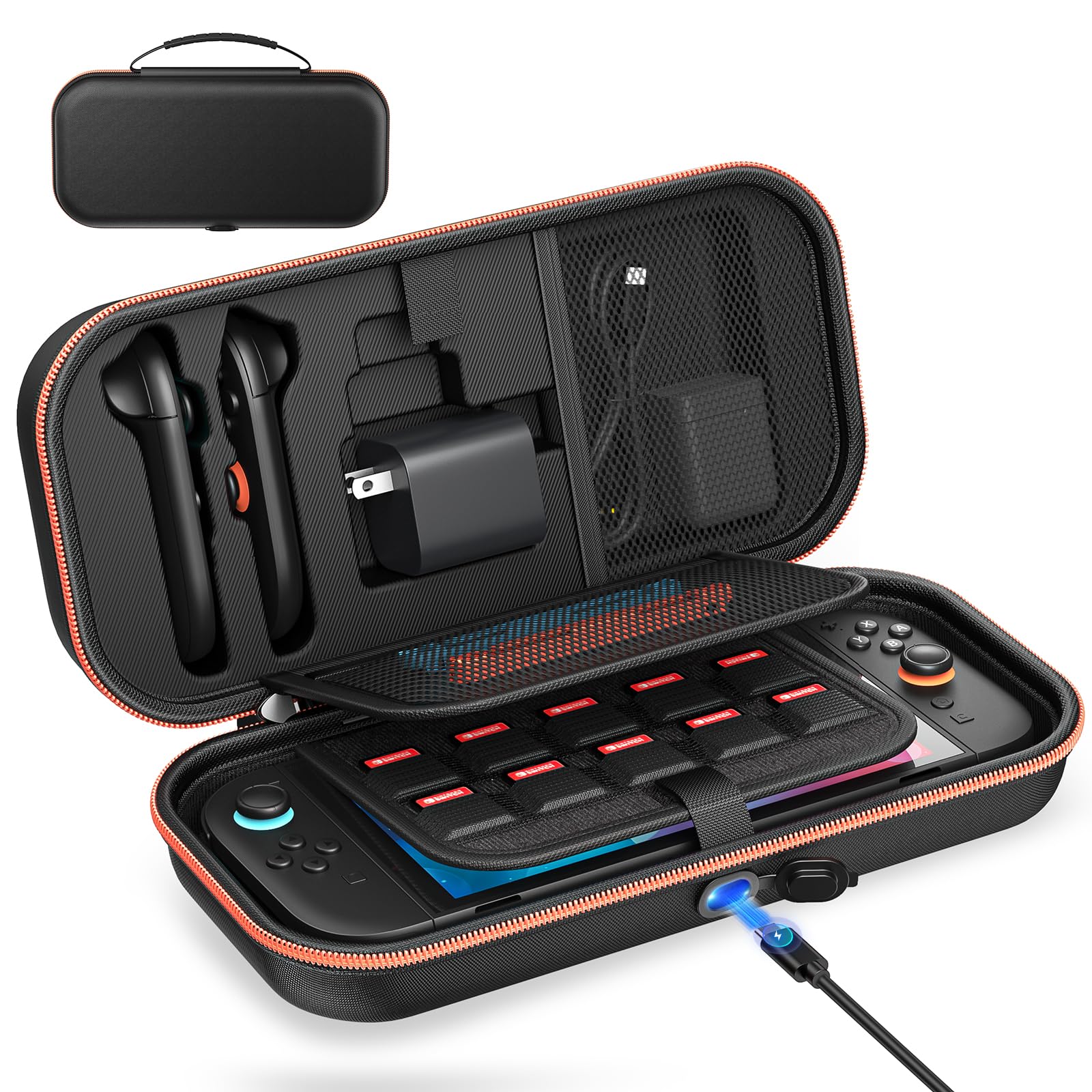[Charge Inside] Carry Case for Nintendo Switch 2 2025/ Switch OLED / Switch