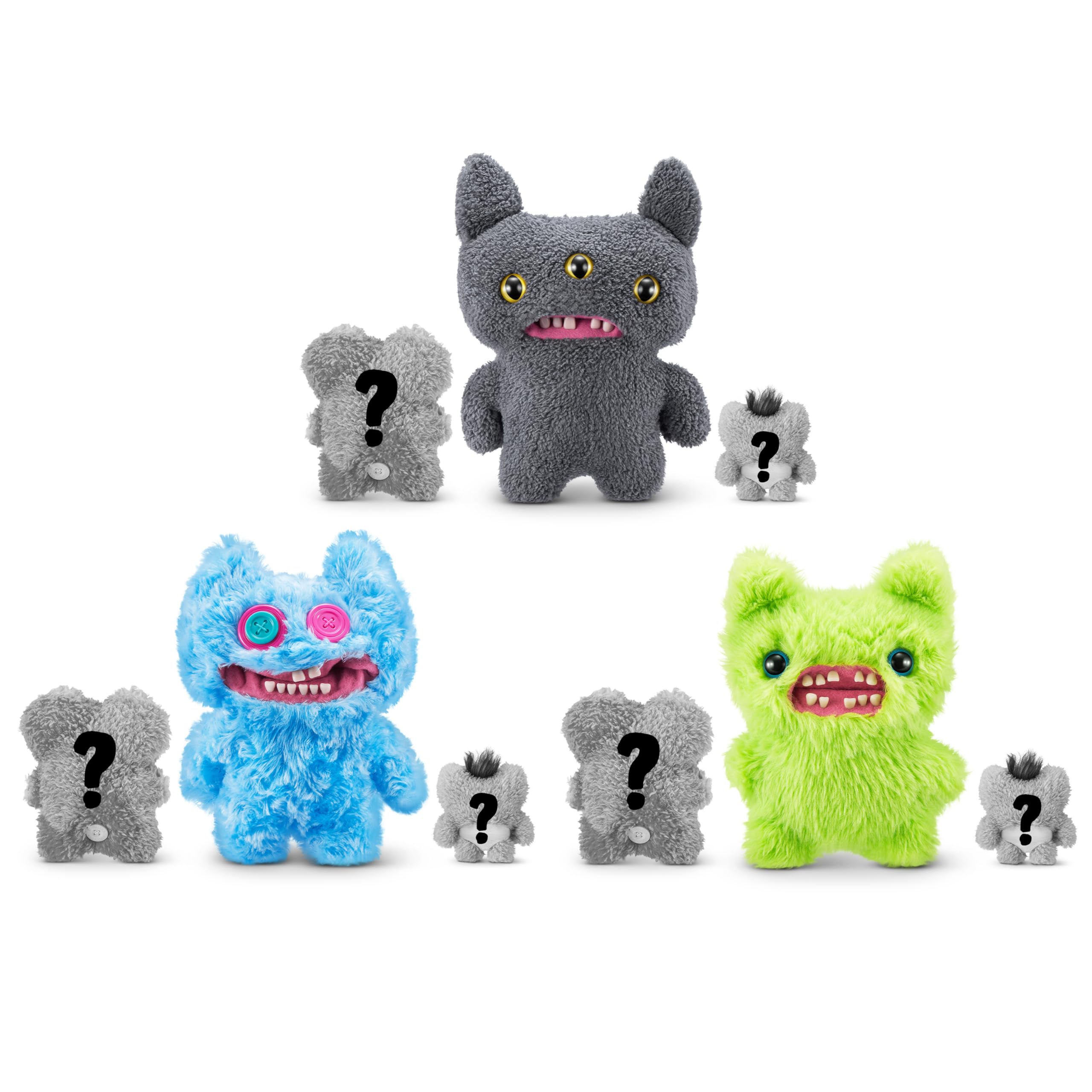 Fuggler Fugg Family by ZURU - Funny Ugly Monster Plush Collectible Toy 10