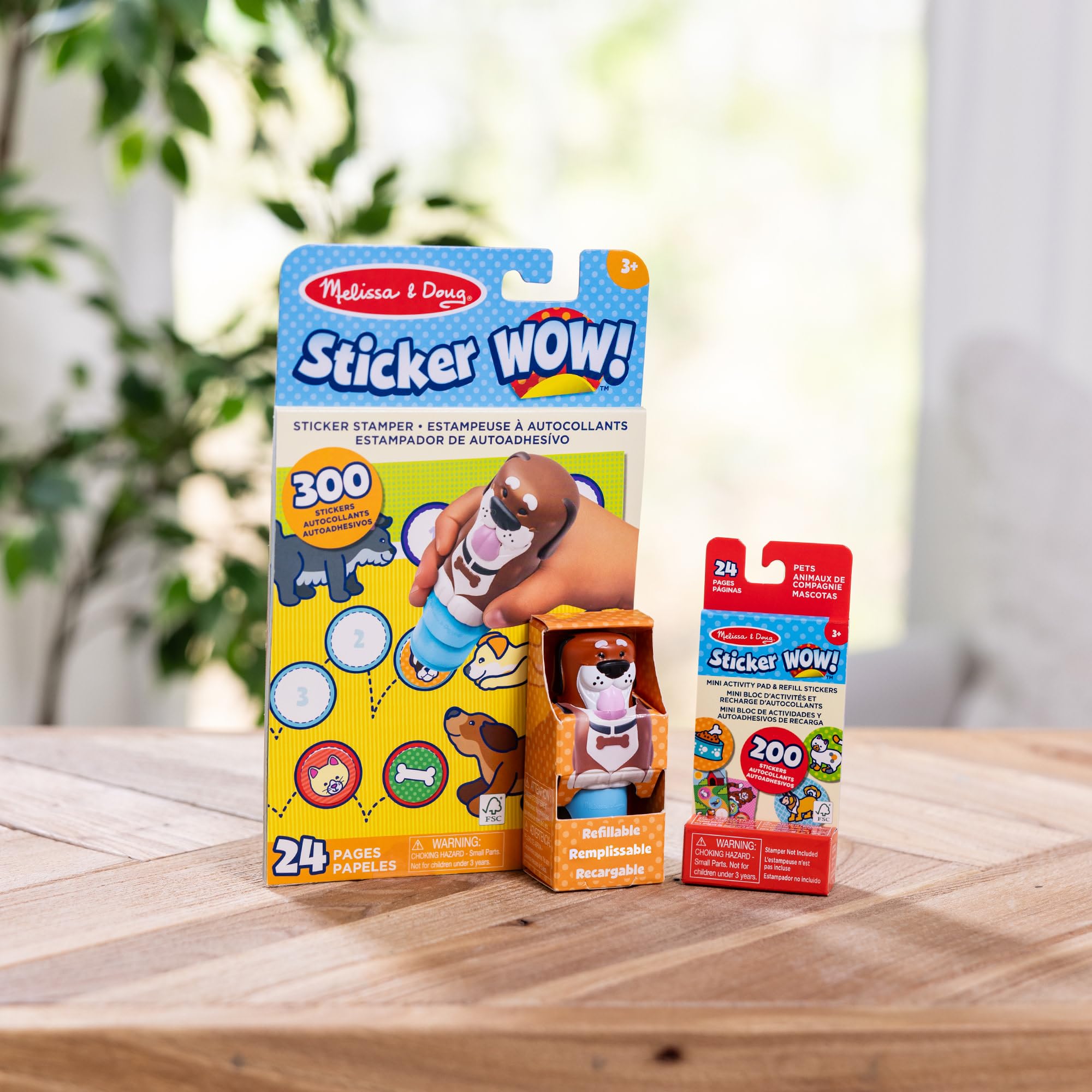 Melissa & Doug Sticker WOW! Dog Bundle - Mess-Free Sticker Stamping | Ages 3+ 9