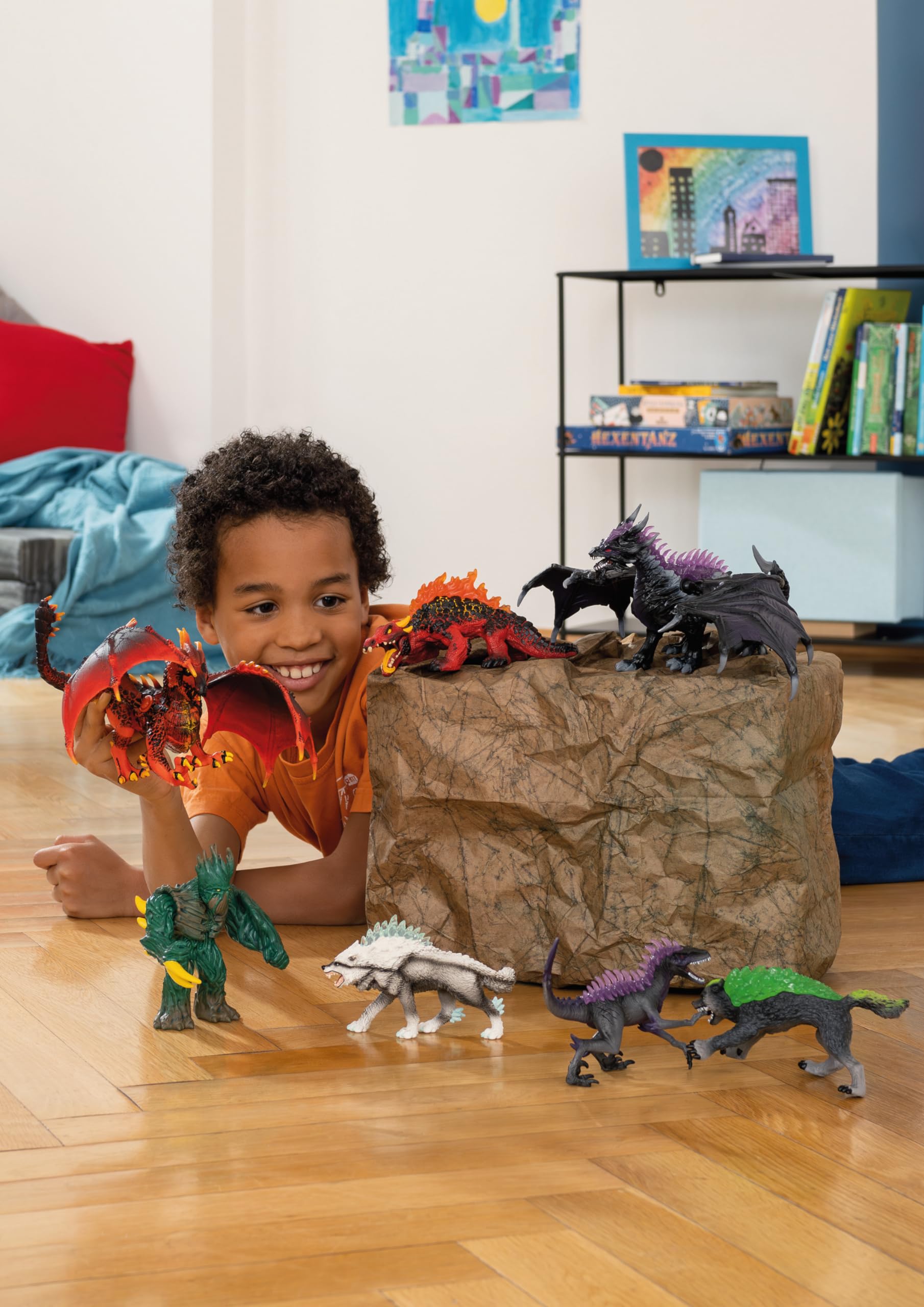 Schleich Eldrador Creatures - Lava Dragon Figurine with Movable Wings, Ages 5-12 5