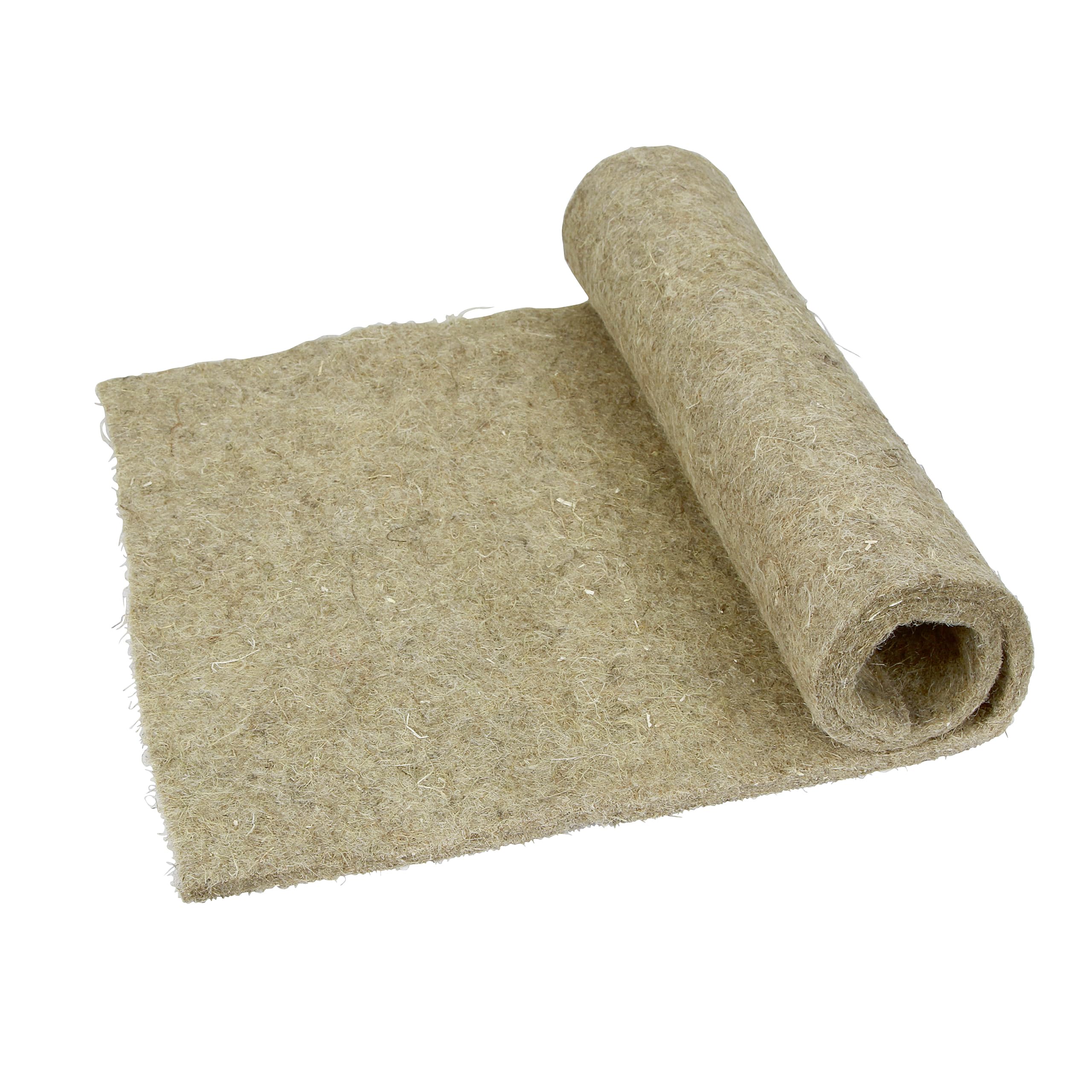 Kerbl Pet Hemp Rodent Mat - Natural Cage Liner | 40 x 25 x 1 cm | Absorbent 1
