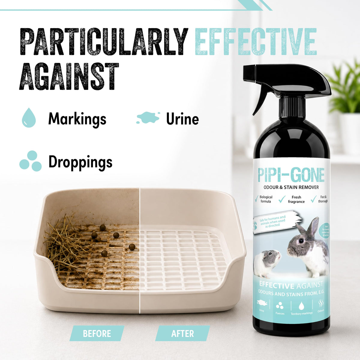 ARKA PIPI-Weg Stain Remover Spray - 750 ml for Small Animals