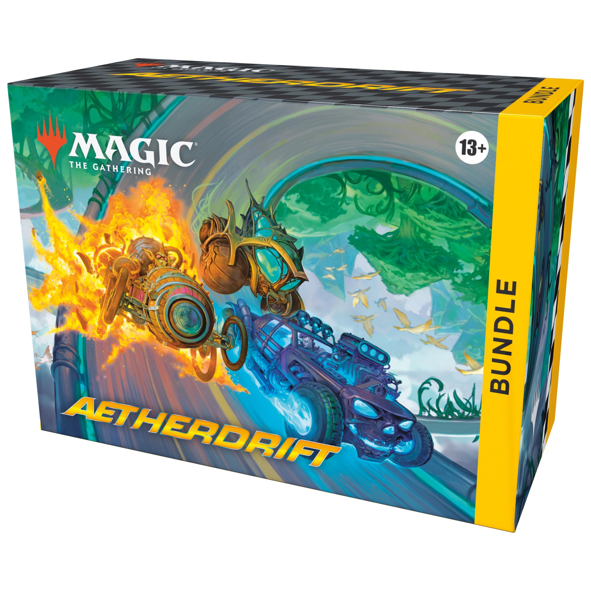 Magic: The Gathering Aetherdrift Bundle | 9 Play Boosters | 40 Land Cards | Multicolor 1