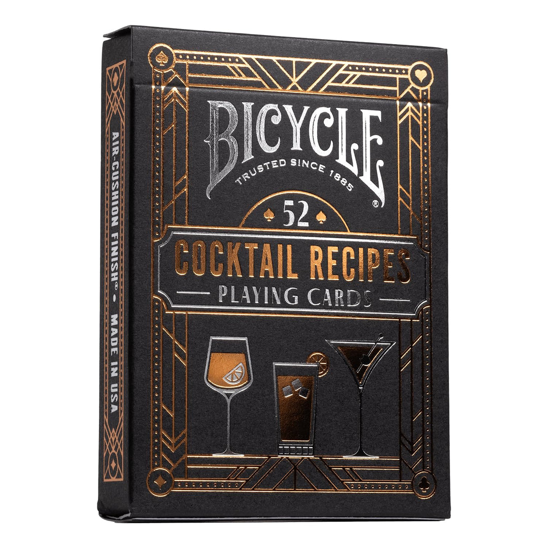 Bicycle Cocktail Playing Cards Deck with 52 Cocktail Recipes