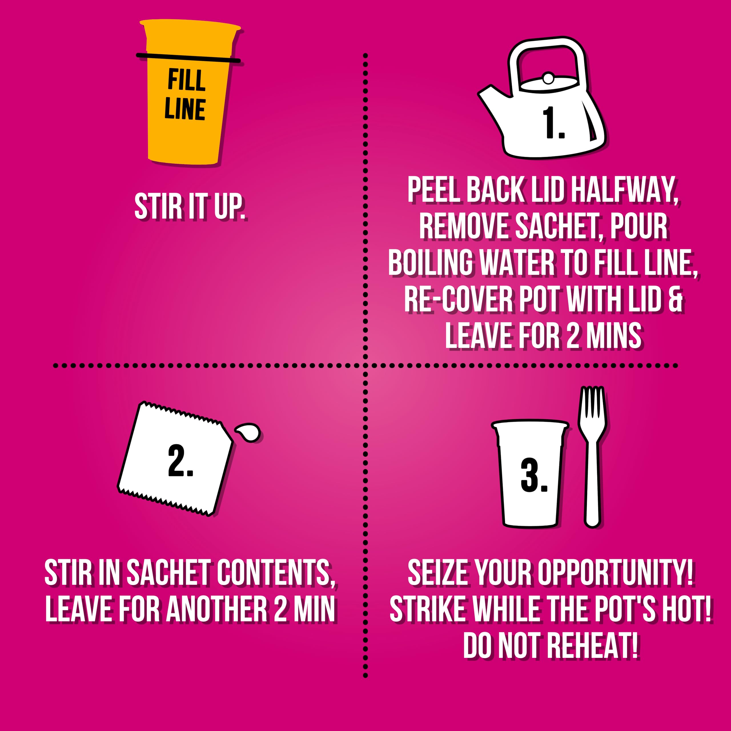 Pot Noodle Piri-Piri Chicken Instant Noodle Snack - Spicy Chicken Flavour, 4-Minute Meal 6