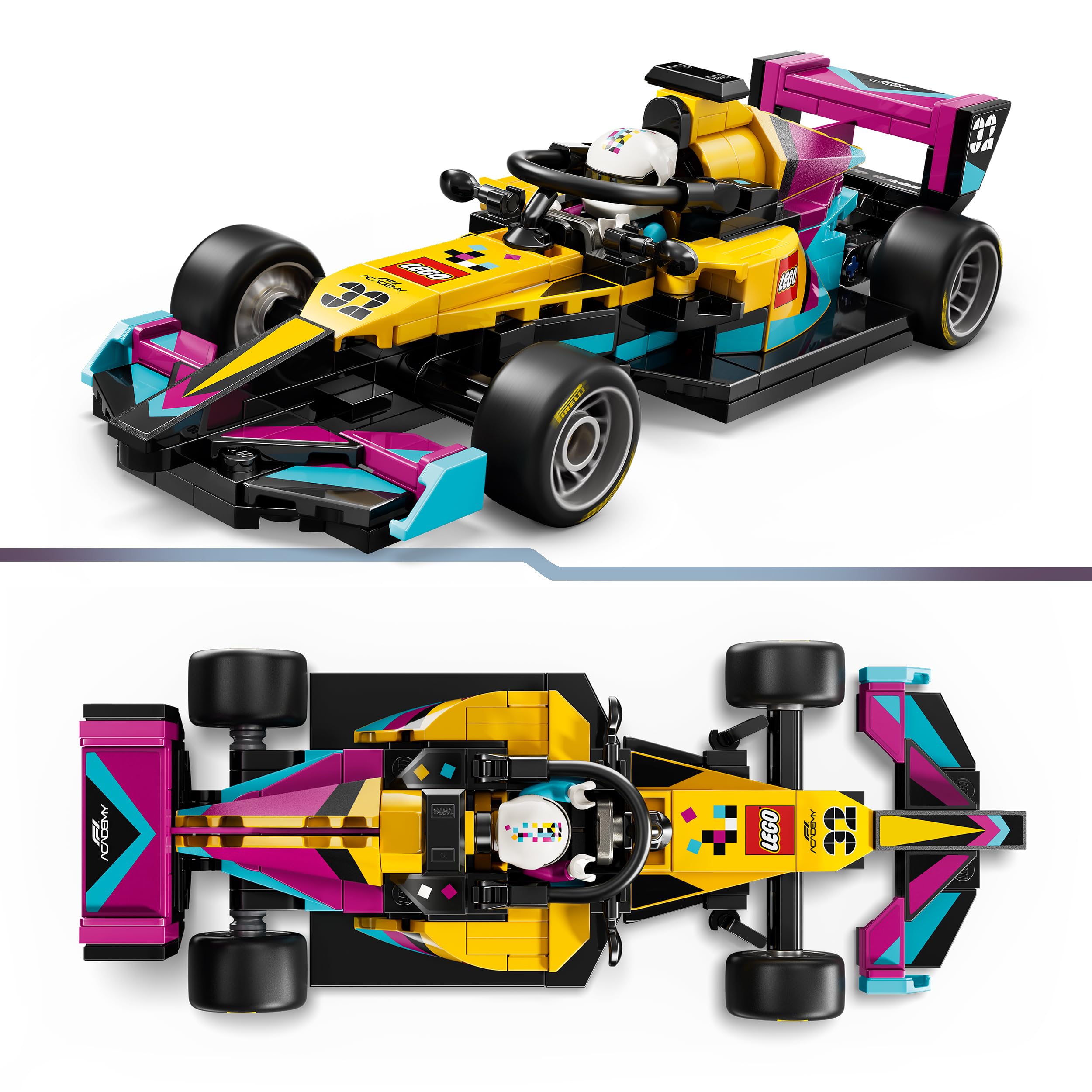 LEGO Speed Champions F1 ACADEMY Race Car Toy Model Kit 77258 | Ages 10+ 3