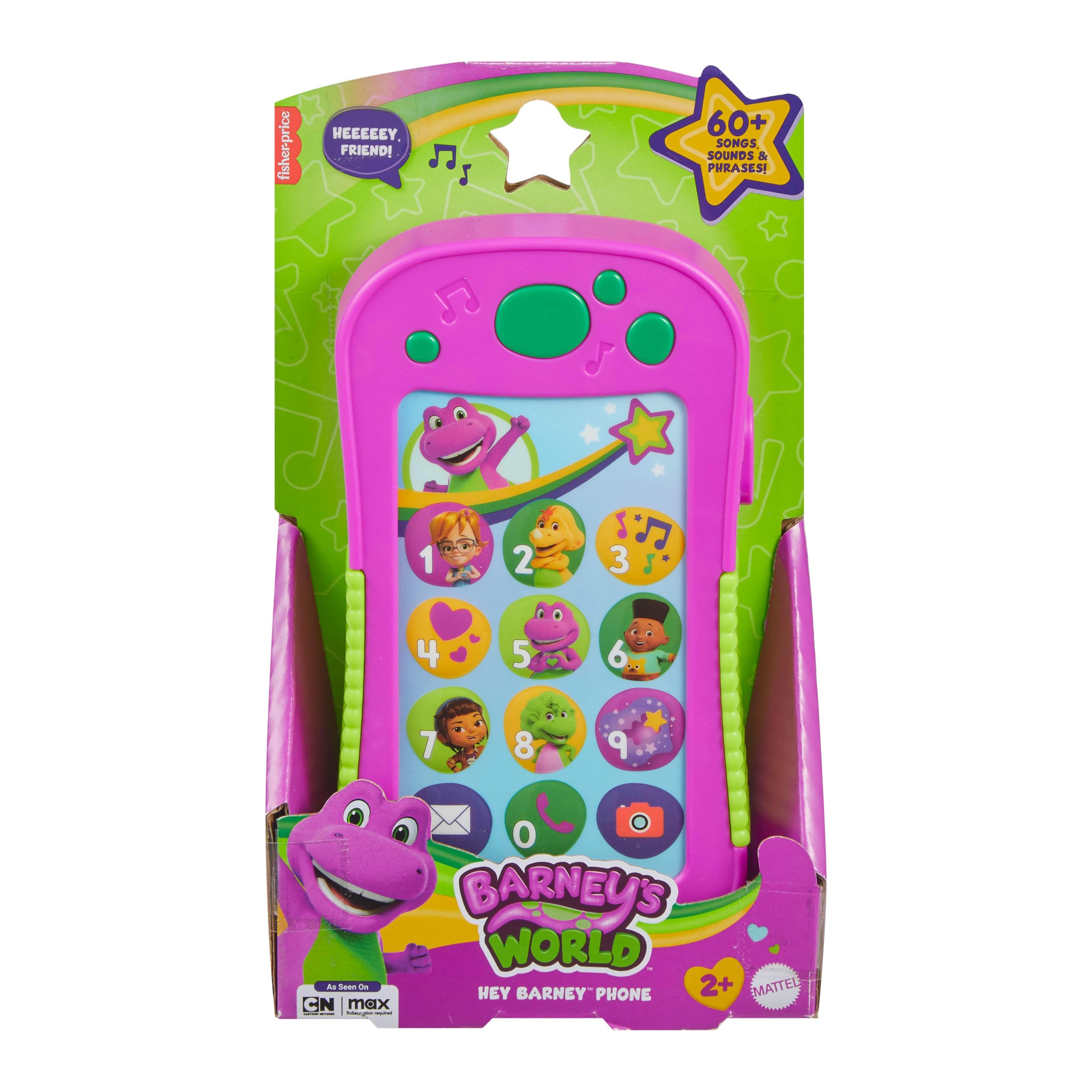 Barney's World Hey Phone - Music, Lights & Phrases | Ages 2+ | Multicolor 6