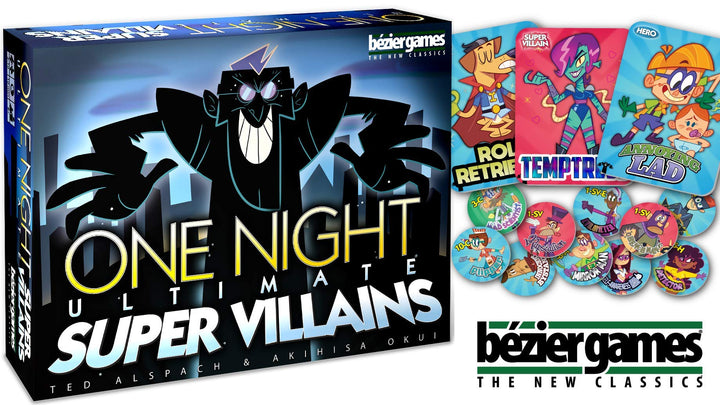 Bezier Games One Night Ultimate Super Villains Board Game