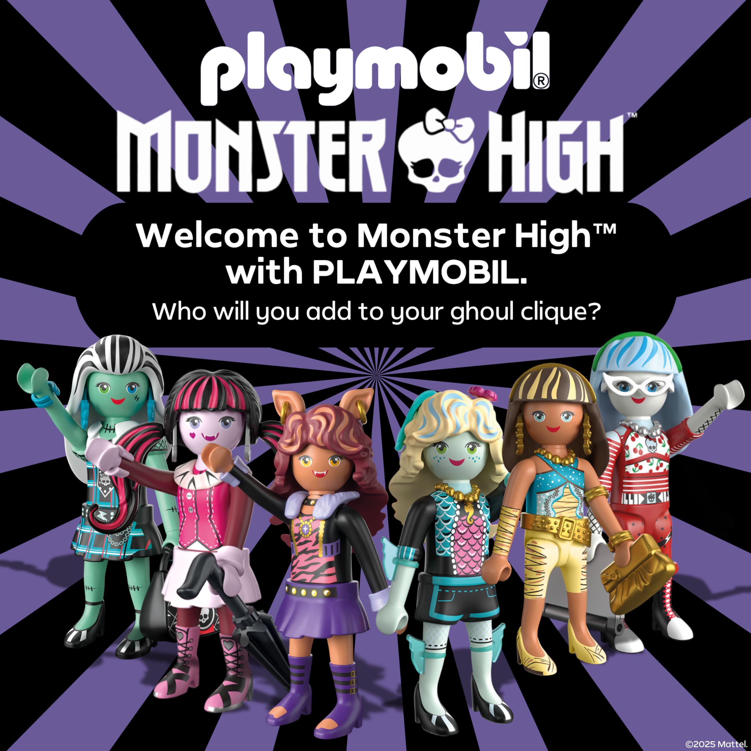 Playmobil Monster High Frankie Stein Playset - Modular Figure | Ages 4-10 | 5 Pieces 7