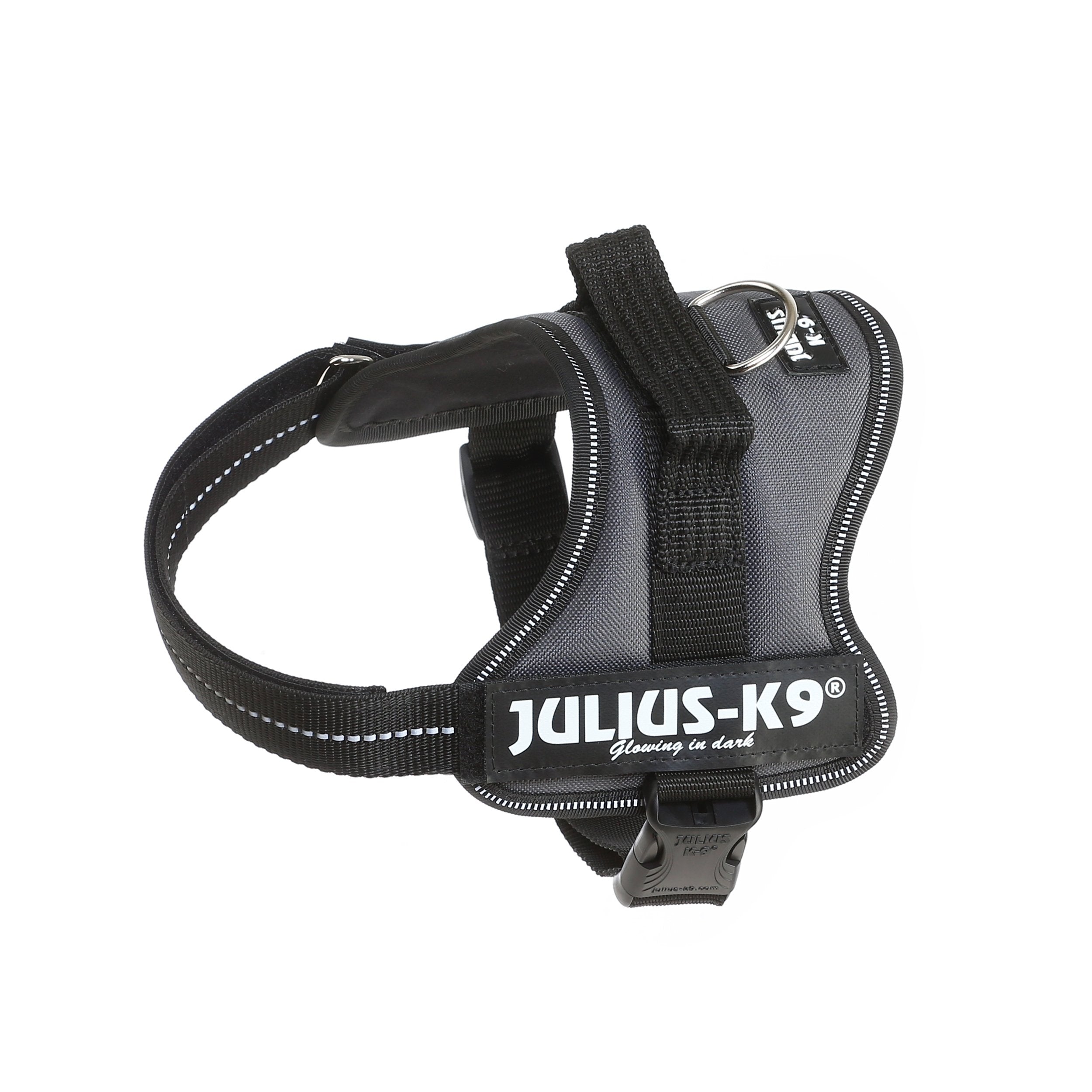Julius-K9 Powerharness Vest Harness - Size S/Mini | Anthracite | 7-15 kg
