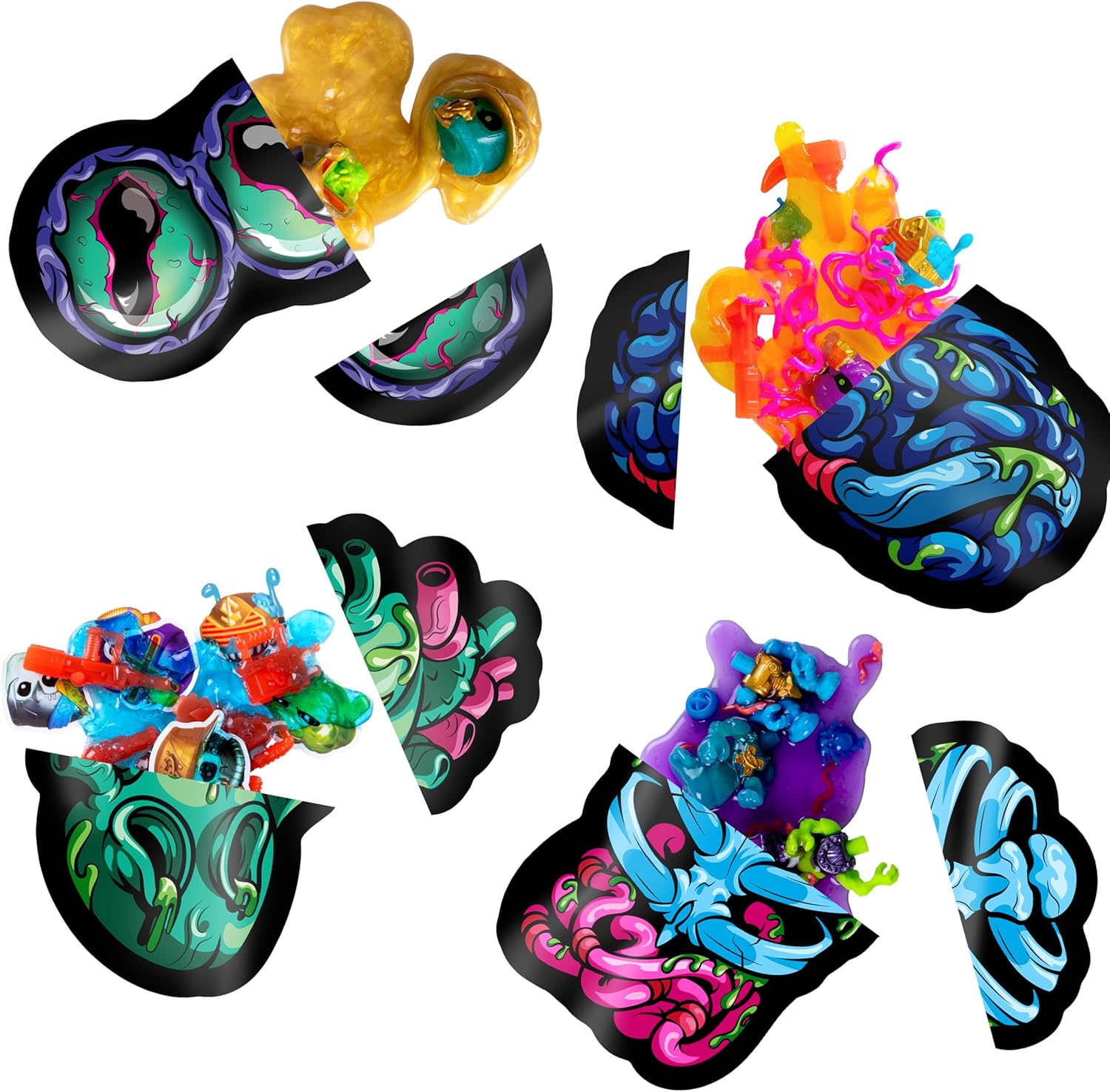 Treasure X Mega Alien Dissection - 12" Alien Playset with 35+ Surprises, Ages 5+ 4