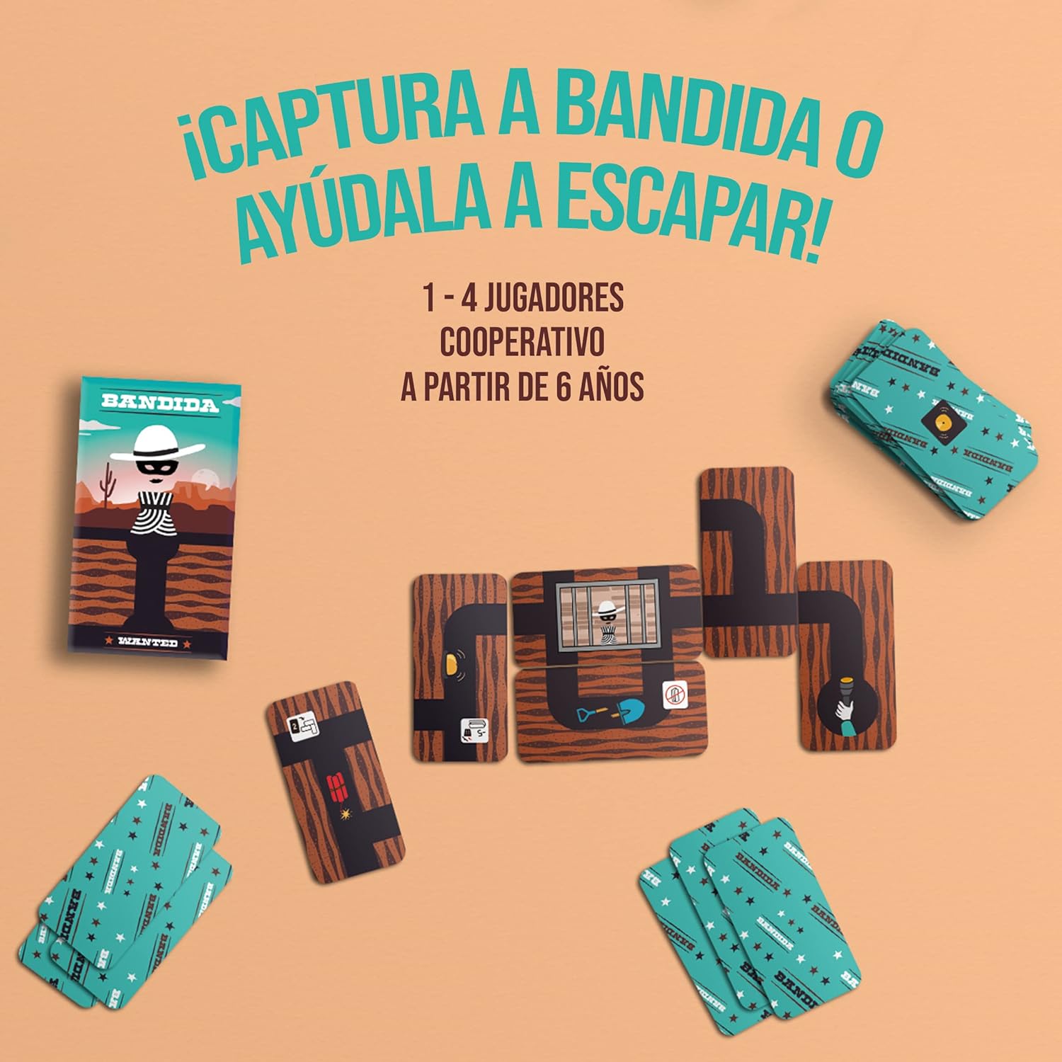 Helvetiq Bandida Card Game for 1-4 Players, Ages 6+ 7