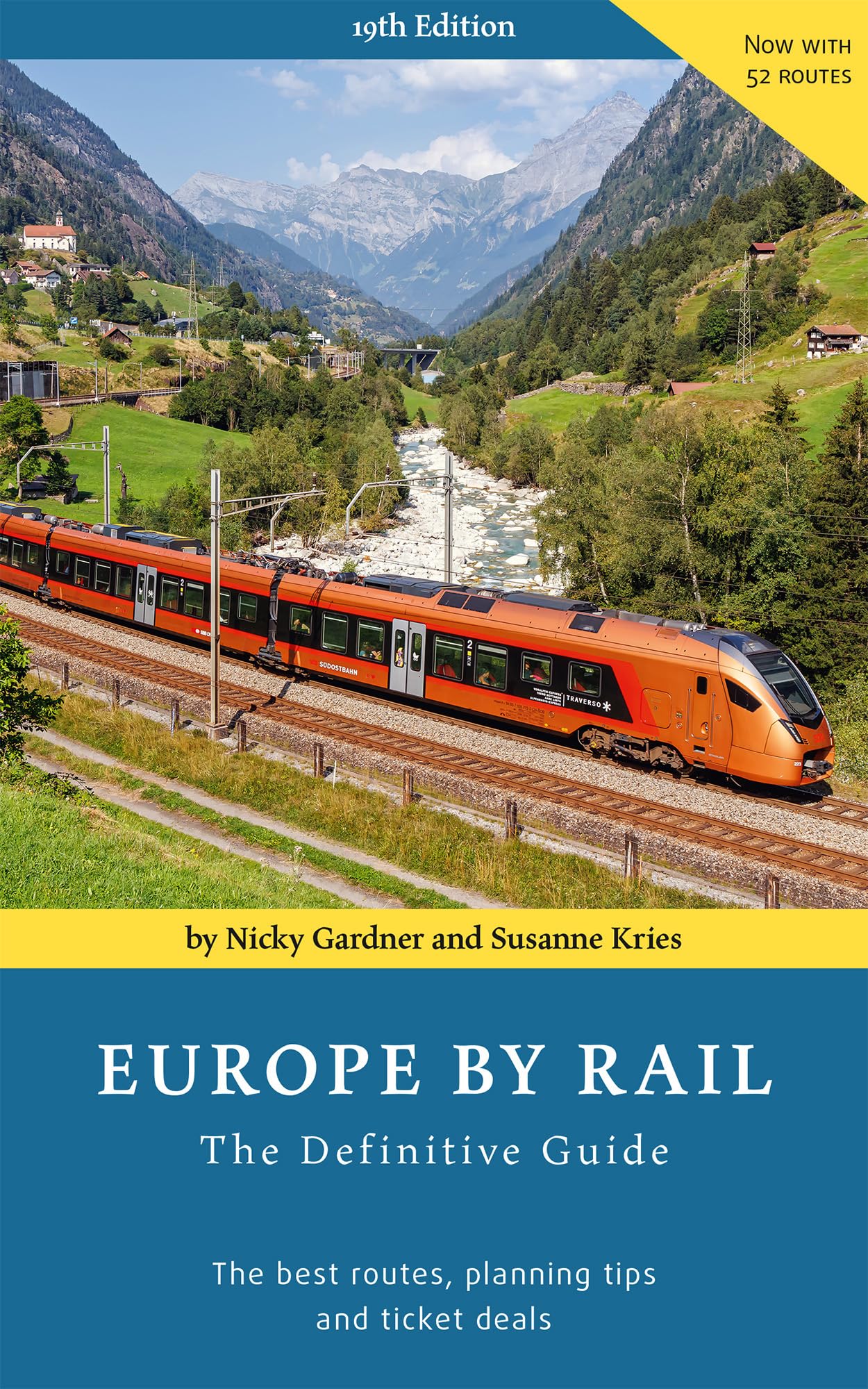hidden europe publications Europe by Rail: The Definitive Guide - 19th Edition | Paperback | English 1