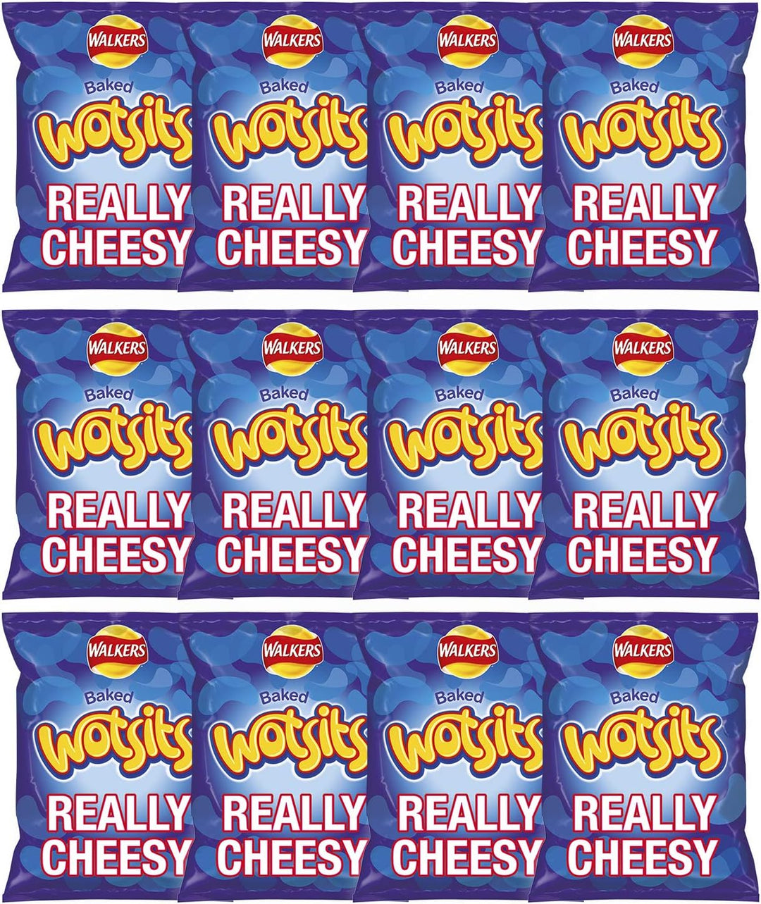 Walkers Wotsits Really Cheesy Corn Puffs Multipack 12x16.5g
