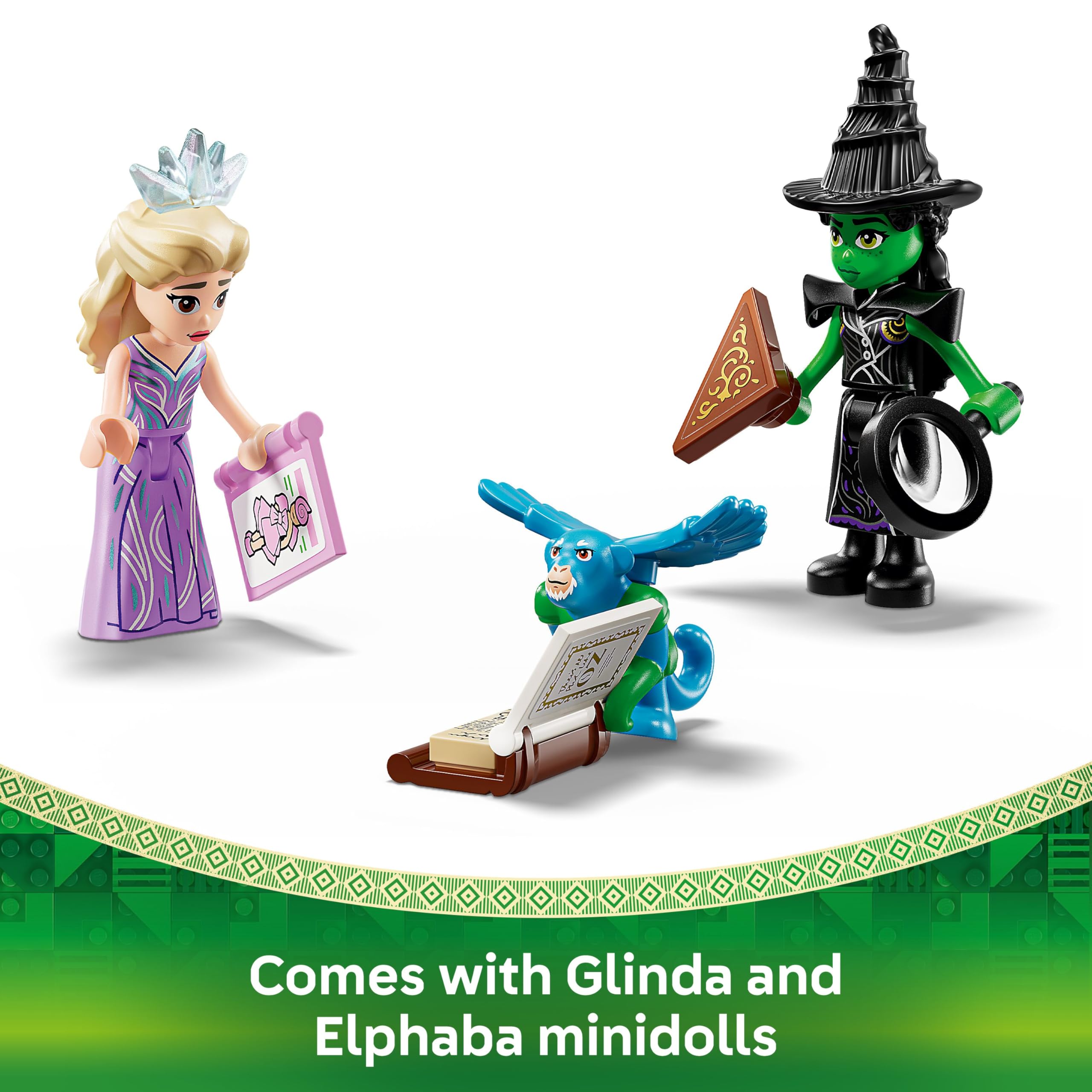 LEGO WICKED Emerald City & Kiamo Ko Castle Building Set - 2 Models, 2 Minidolls | Ages 9+ 5