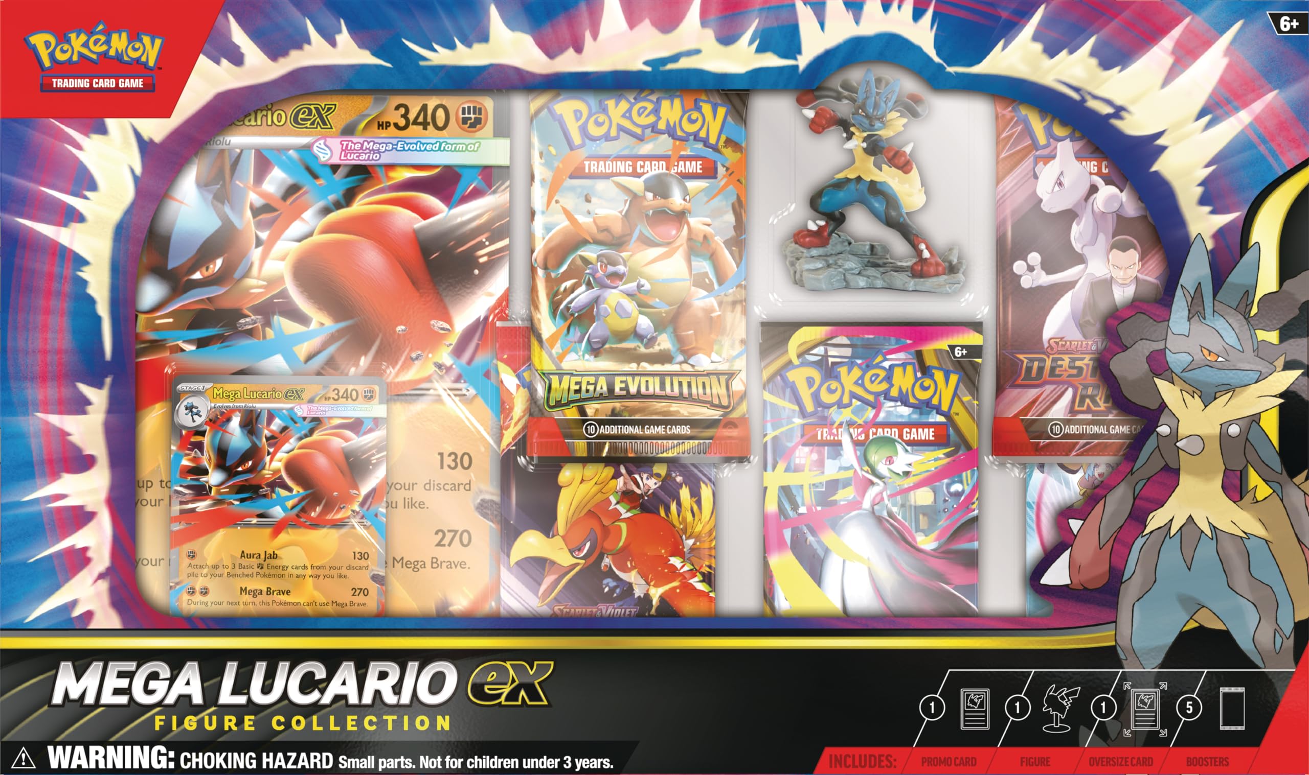 Pokémon TCG: Mega Lucario ex Figure Collection 1