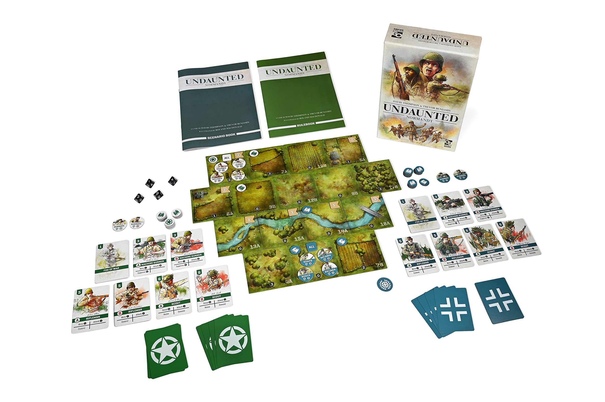 Osprey Games Undaunted: Normandy Board Game | Ages 14+ | 2 Players | 45 to 60 Minutes 2