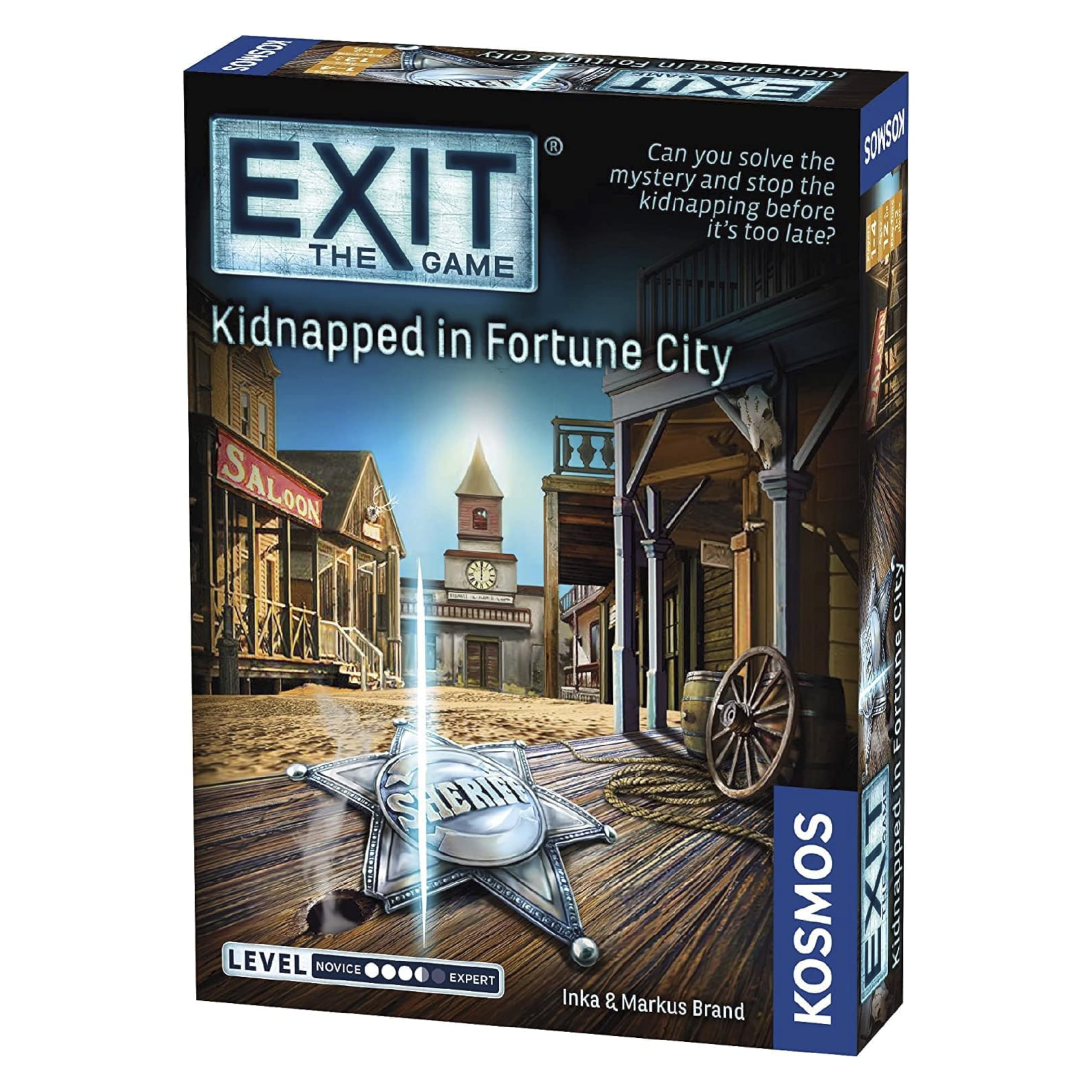 Thames & Kosmos EXIT: Kidnapped in Fortune City - Escape Room Card Game | 1-4 Players | Ages 12+ | 1-2 Hours Playtime 1
