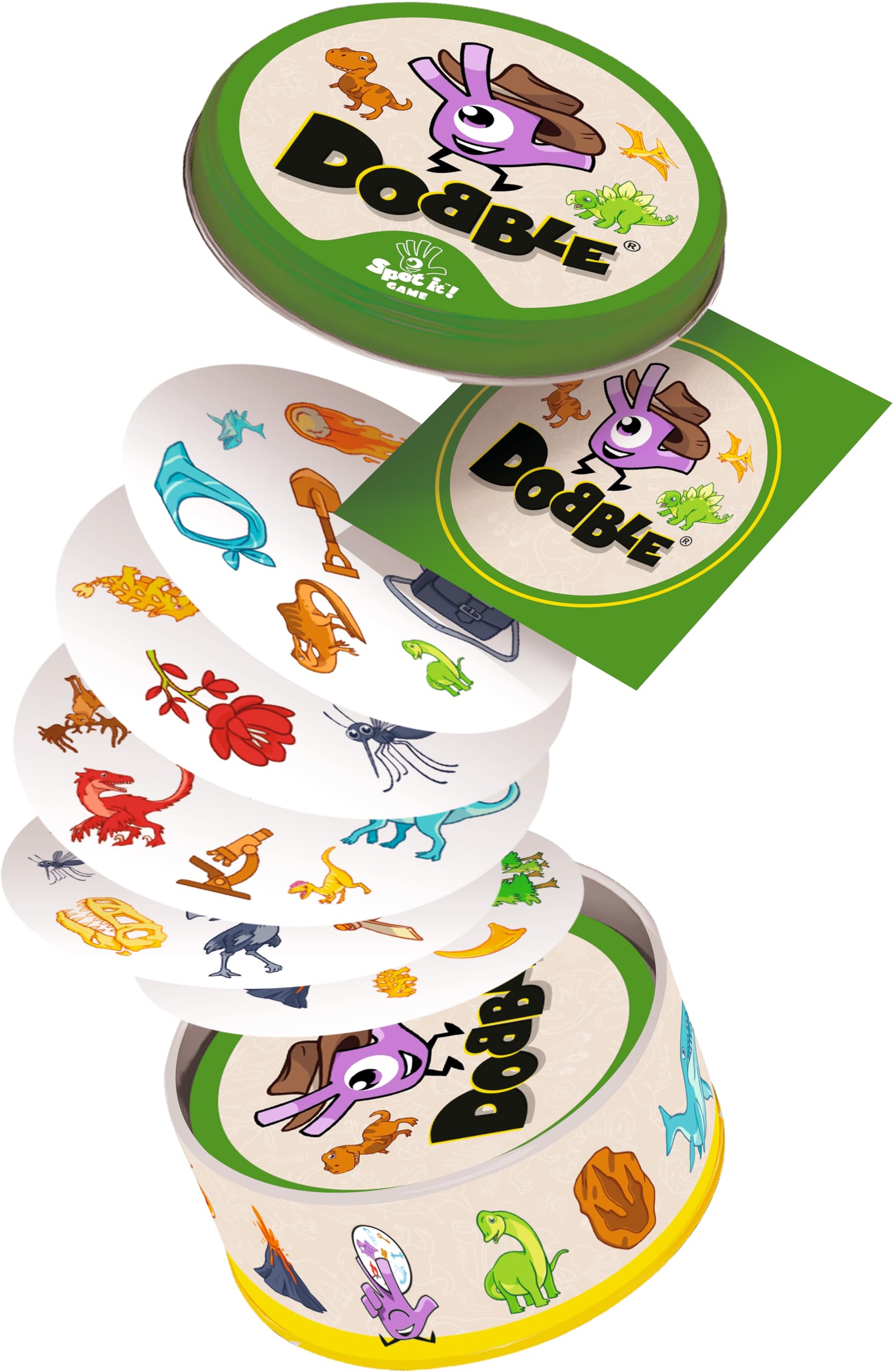 Asmodee Dobble Dinosaurs Family Card Game | Ages 4+ | 2-8 Players 2
