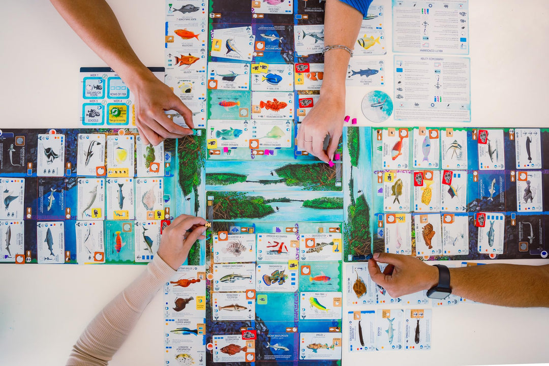 Stonemaier Games Finspan Board Game | Ages 10+ | 1-5 Players | 45-60 Minutes