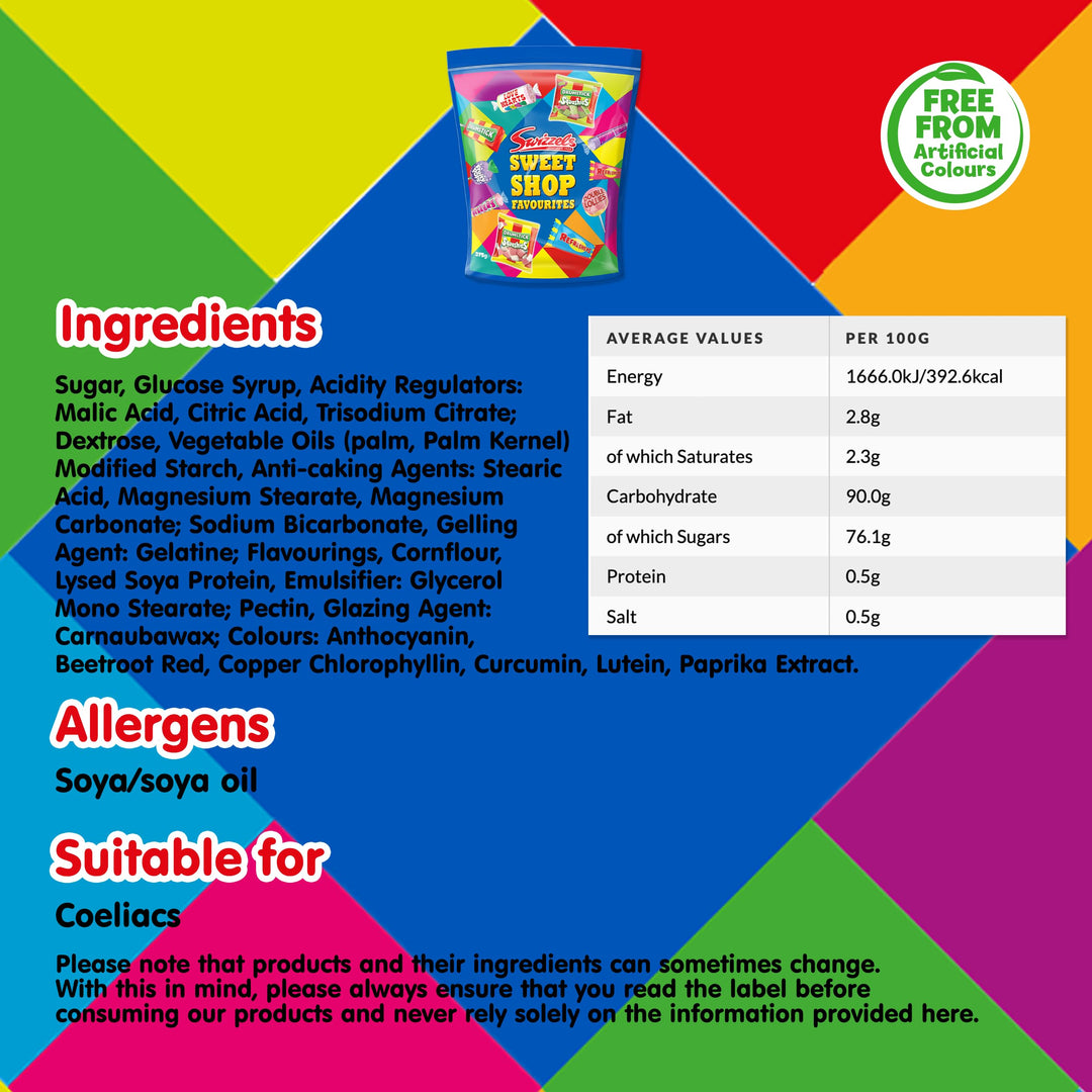 Swizzels Sweet Shop Favourites Pouch, 375g