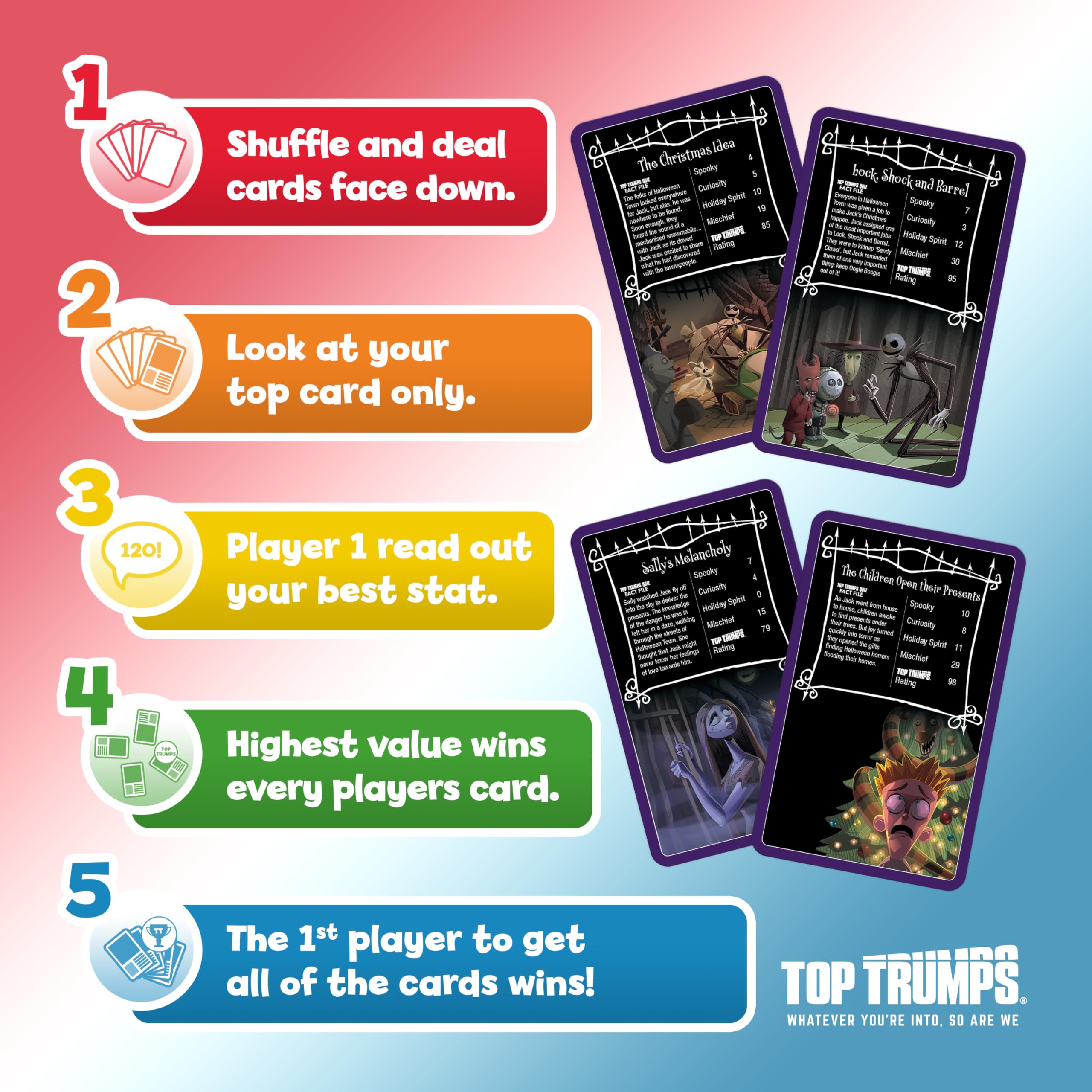 Top Trumps The Nightmare Before Christmas Card Game 6