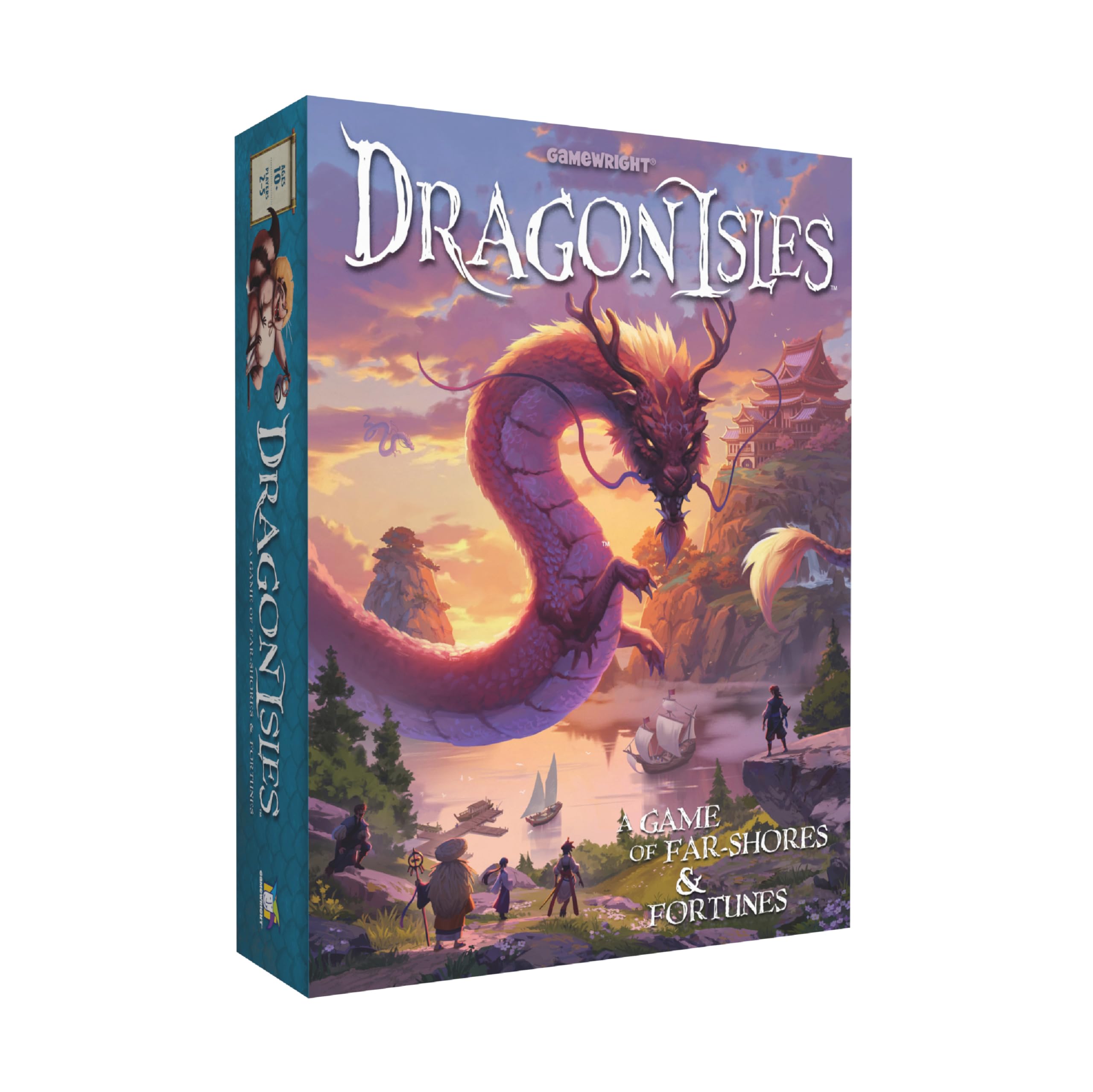 Gamewright DragonIsles Board Game | Ages 10+ | 2-5 Players | 20-30 Min