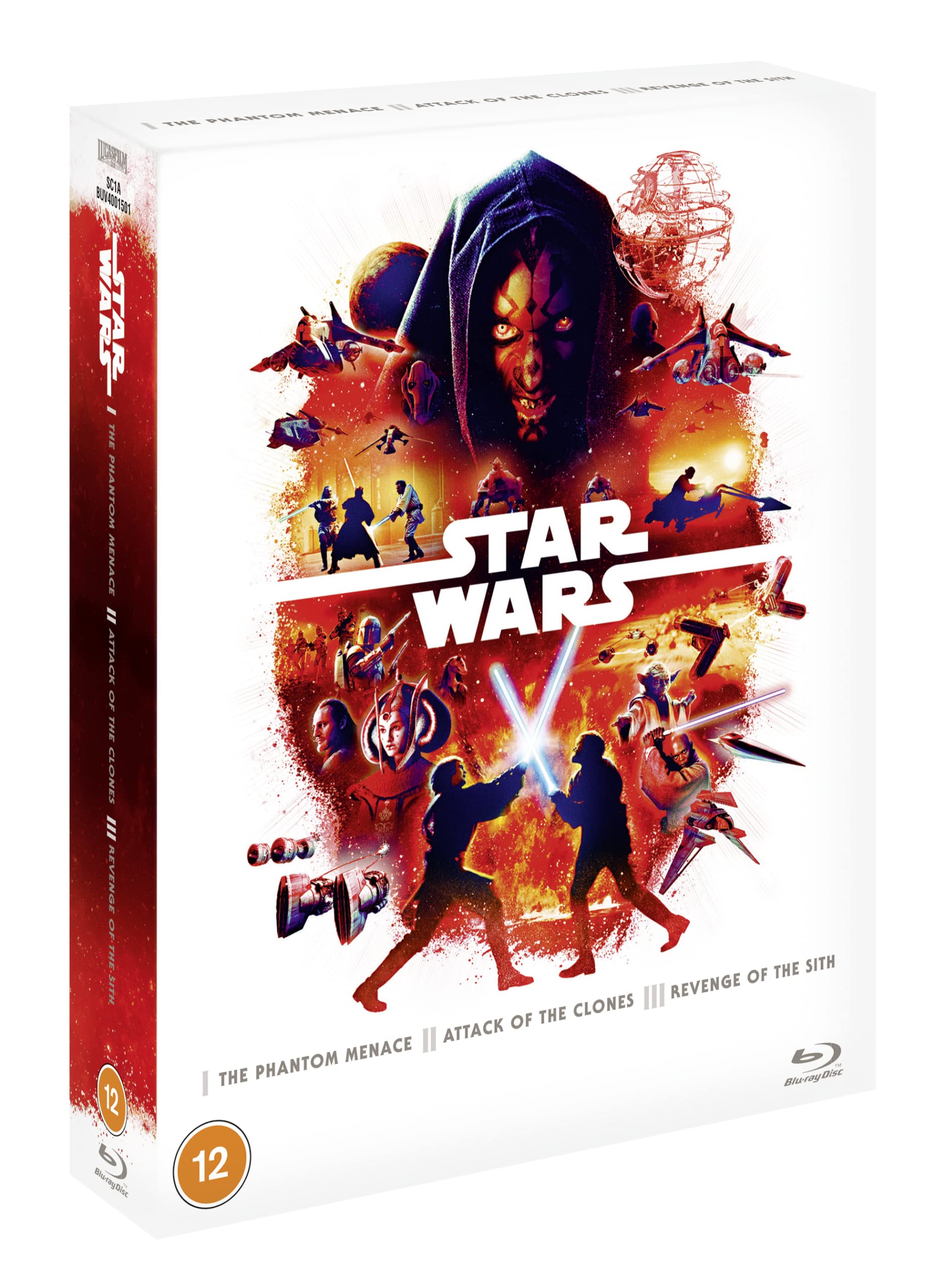 Star Wars Prequel Trilogy Box Set [Blu-ray]
