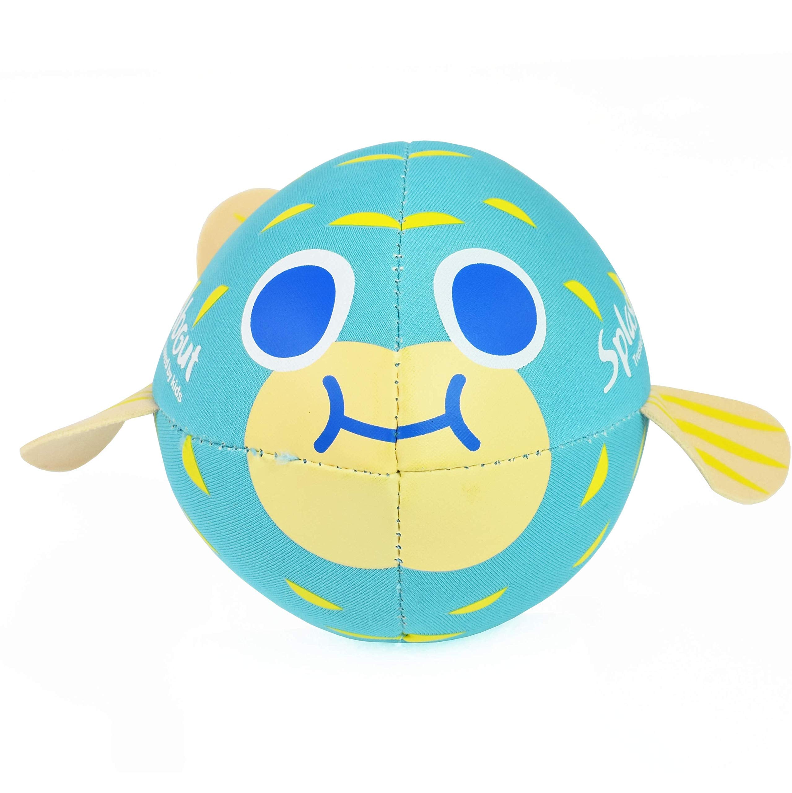 Splash About Pufferfish Neoprene Aqua Ball - Blue | Soft & Lightweight | 10 Months+ 4