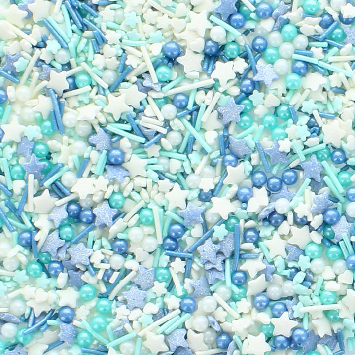 Baked with Love - Blue Sprinkles Party Mix | 90g Resealable Bottle