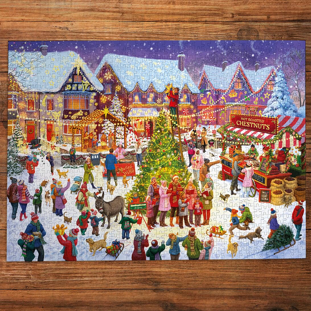 Gibsons The Season for Giving - Limited Edition 2025 Christmas Jigsaw Puzzle | 1000 Pieces | 68 x 49 cm