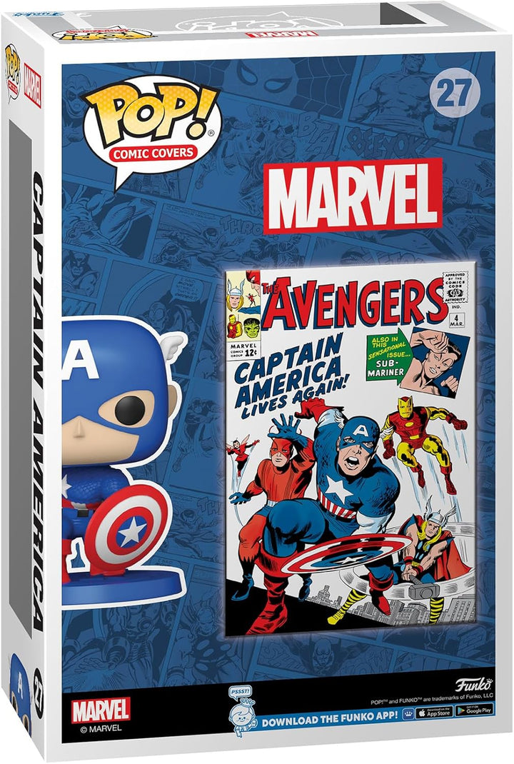 Funko Pop! Comic Cover: Marvel - Marvel Avengers #4 - (1963) - Marvel Comics - C