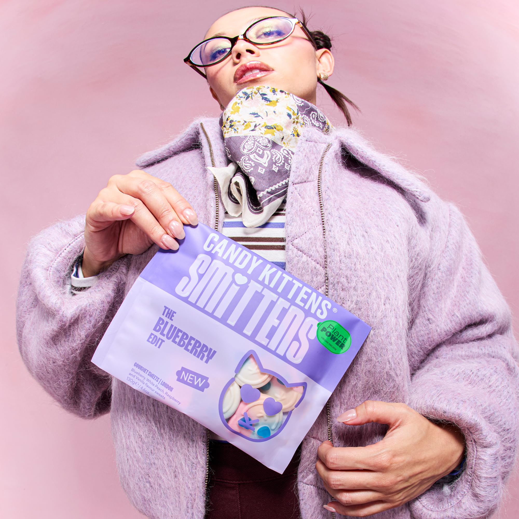 Candy Kittens Blueberry Edit Vegan Sweets - 130g 8