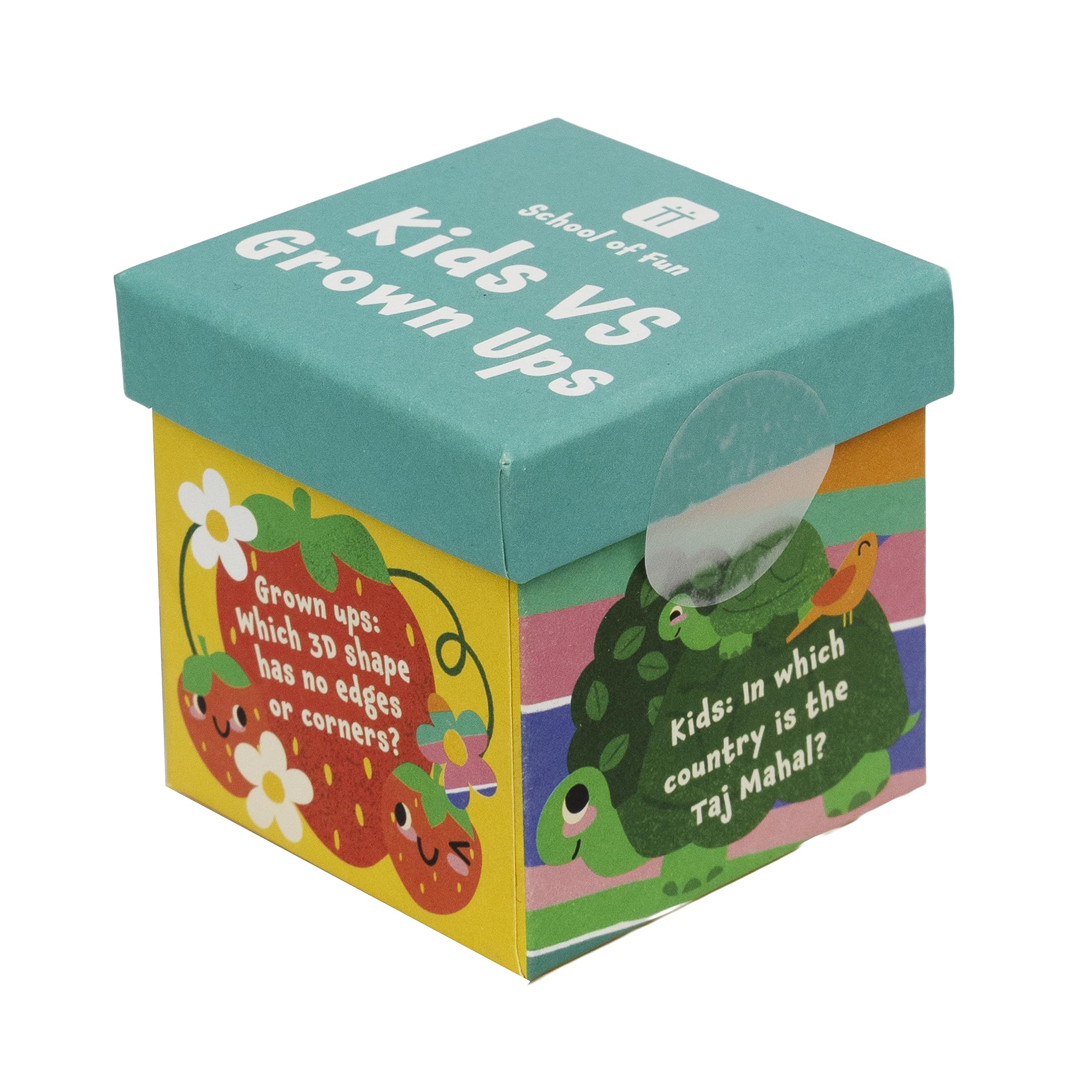 Talking Tables Kids vs Grown Ups Trivia Travel Game | 120 Quiz Cards for Family Fun 2