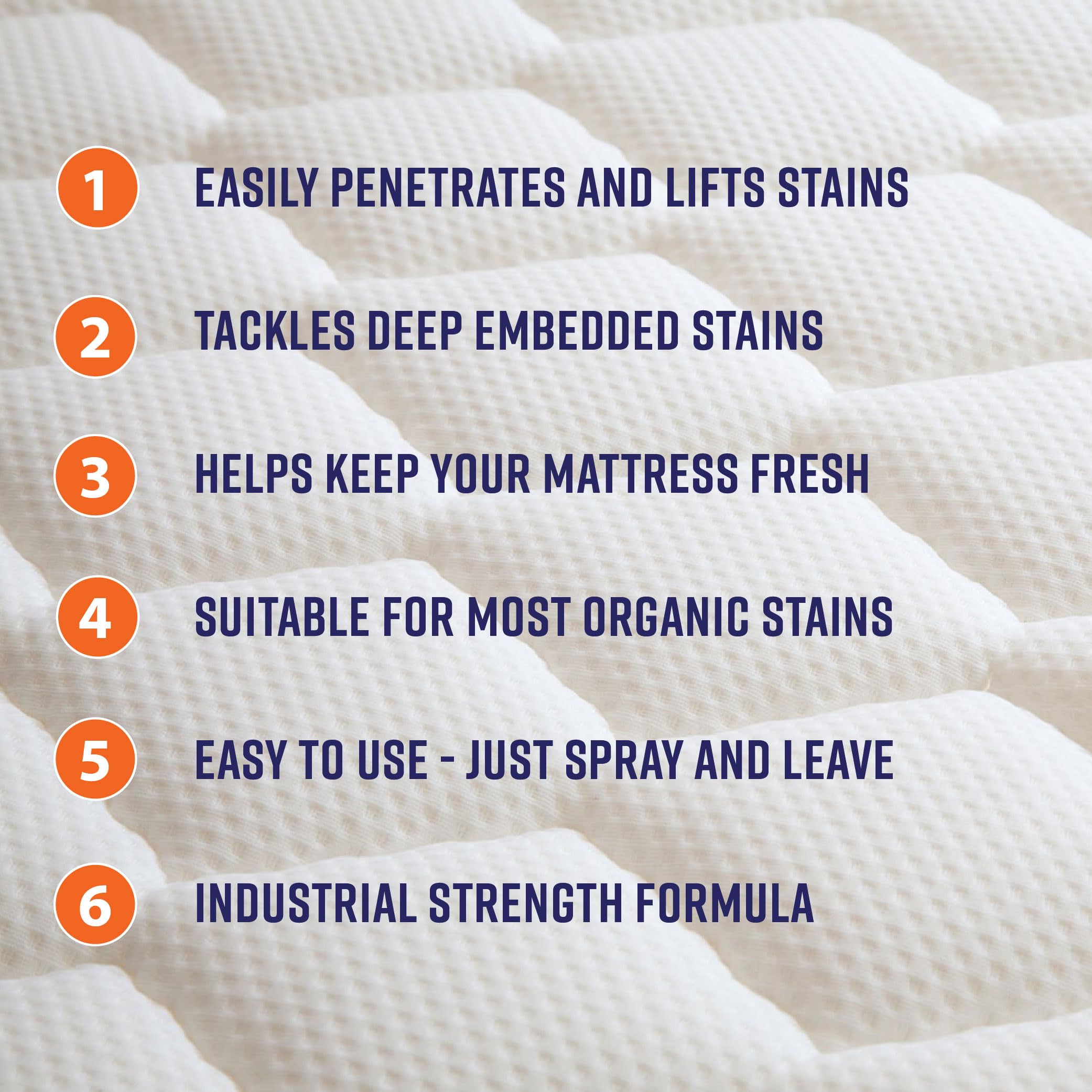 McKLords Commercial Mattress Stain Remover - Professional Strength Organic Stain Removal | 1 Litre Spray 5