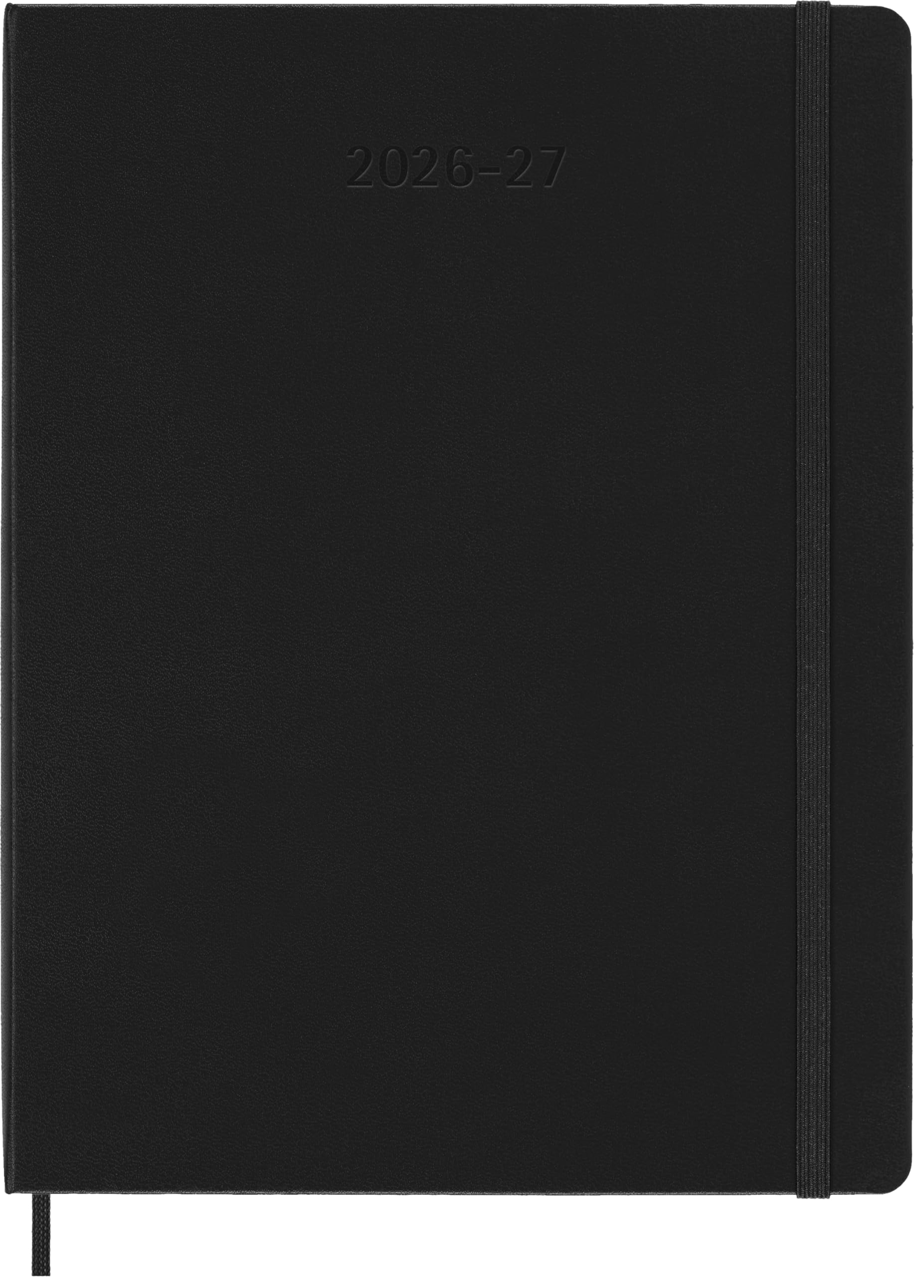 Moleskine Weekly Planner 2026-2027 18-Month XL Hardcover Appointment Book Black