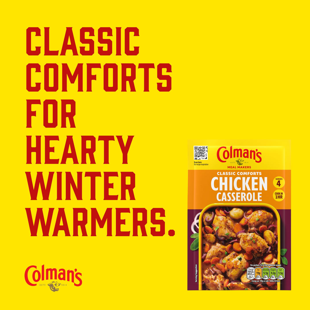 Colman's Chicken Casserole Seasoning Mix, 40g - Poultry Seasoning with Herbs & Onions