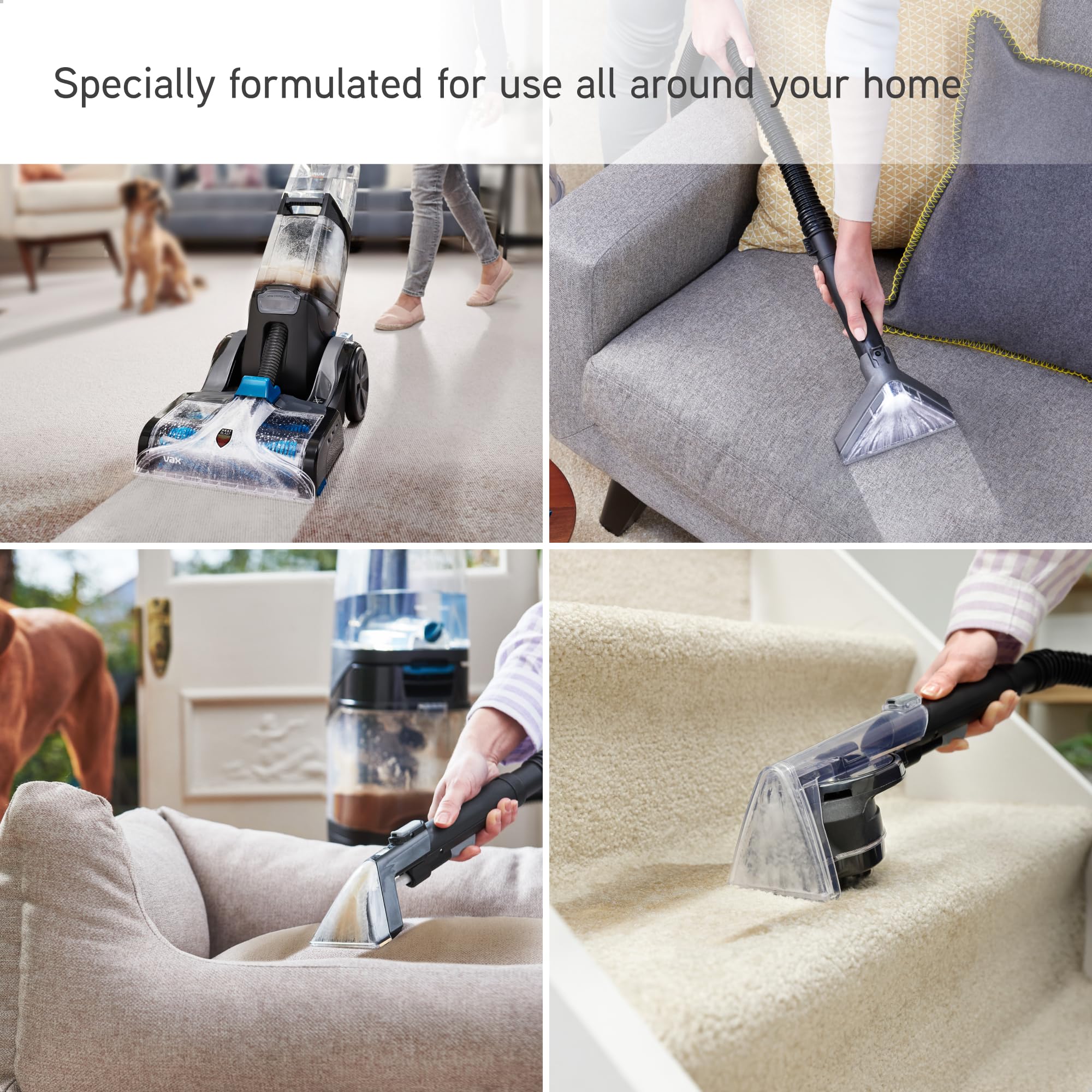Vax Original Pet Carpet Cleaner Solution - Neutralizes Odours | 1.5L Liquid Detergent 4