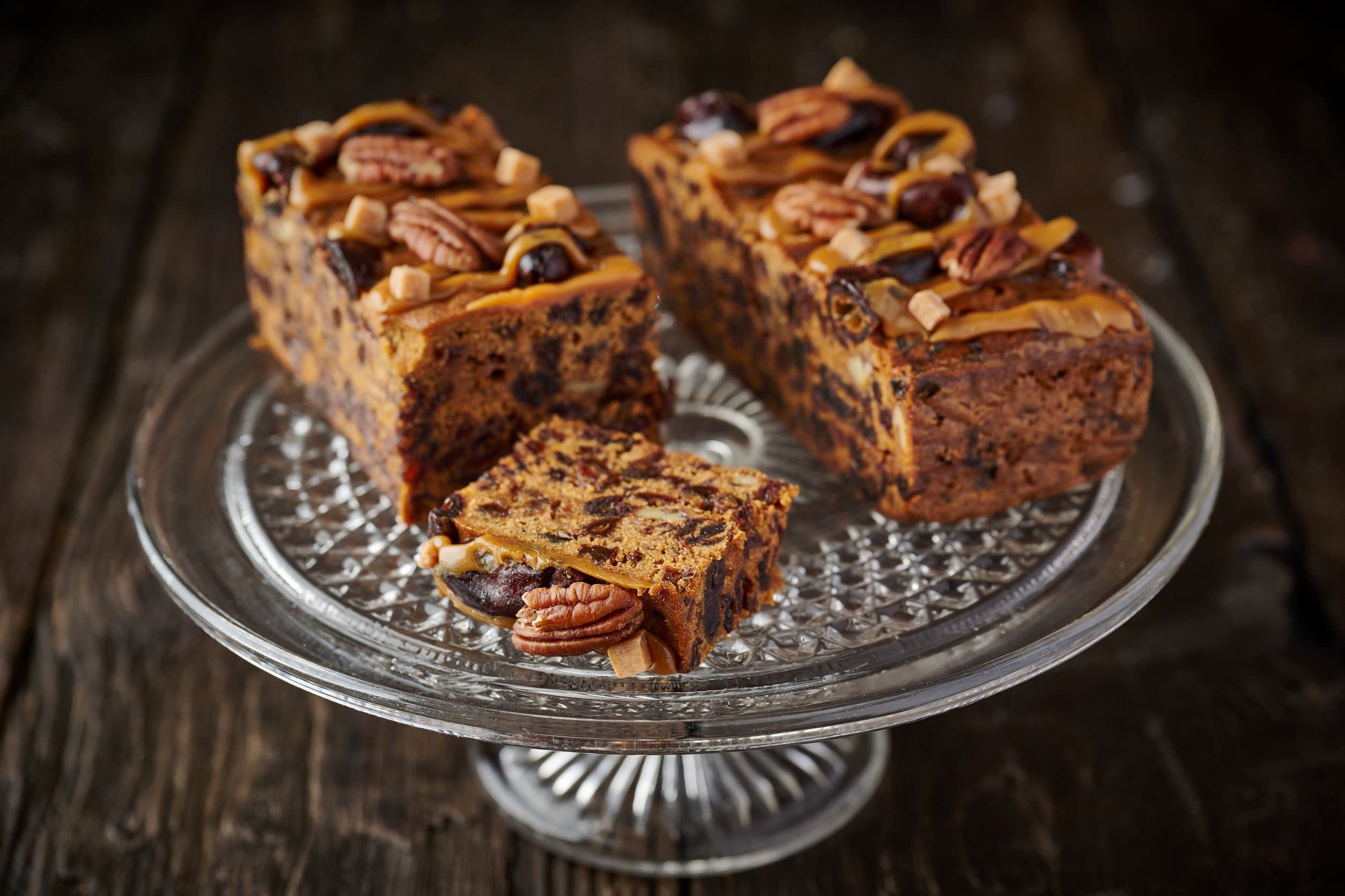 The Original Cake Company - Trio of Fruit Cake Selection with Butter, Genoa & Salted Caramel Date 10