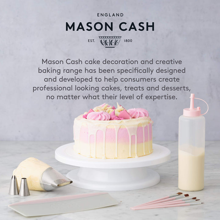 Mason Cash Happy Birthday Cake Topper - Reusable Gold Acrylic Cake Decoration