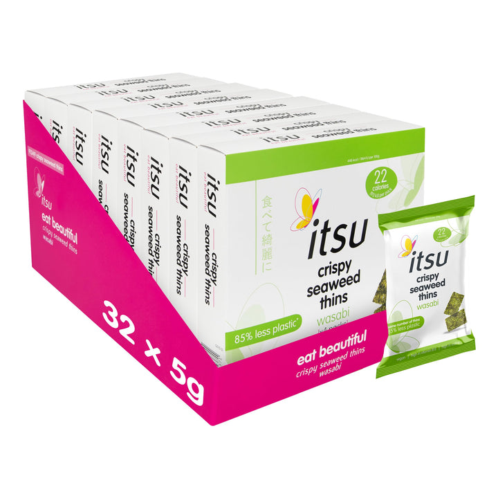 itsu - Wasabi Seaweed Thins 32-Pack