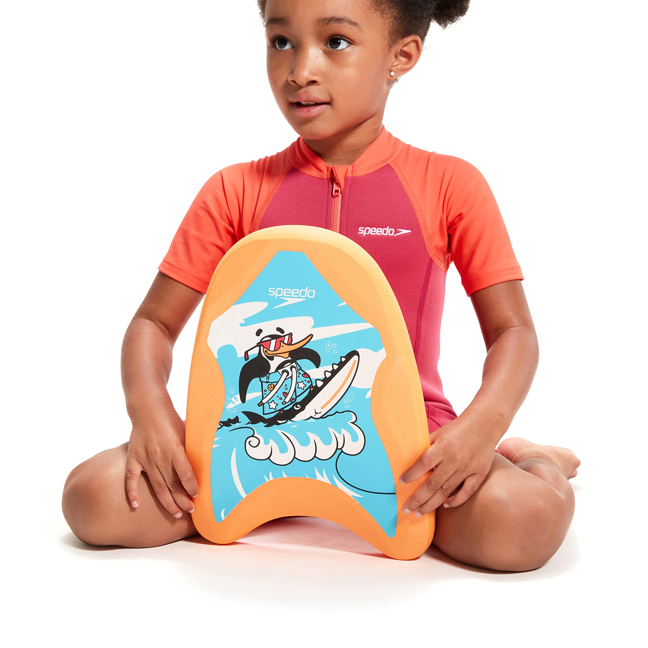 Speedo Learn to Swim Float - Chima Penguin Design | EVA Foam | Child 6