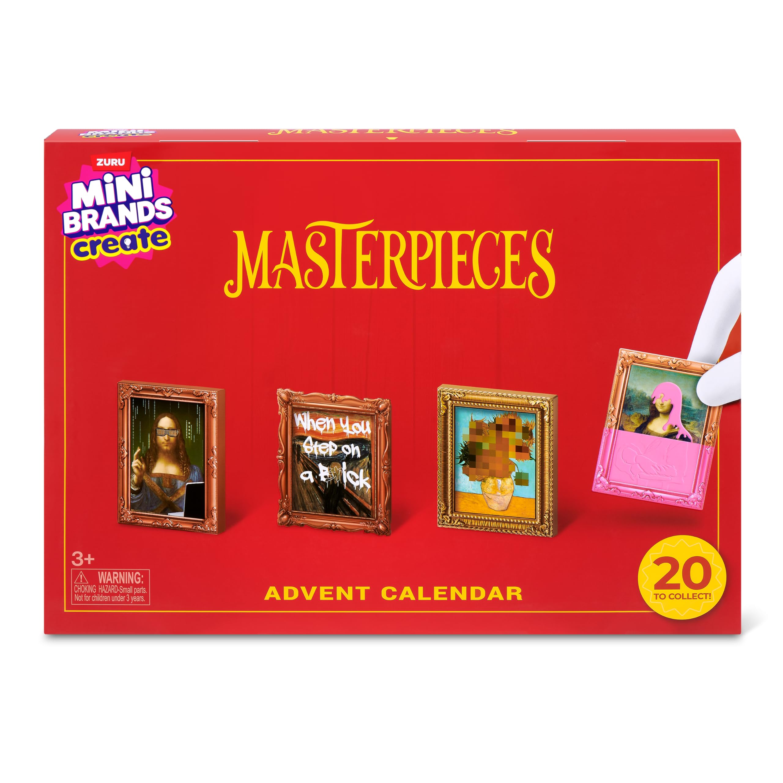 Mini Brands Mini Masterpieces Advent Calendar Series 1 - 20 Days of Art Discovery | Plastic 8