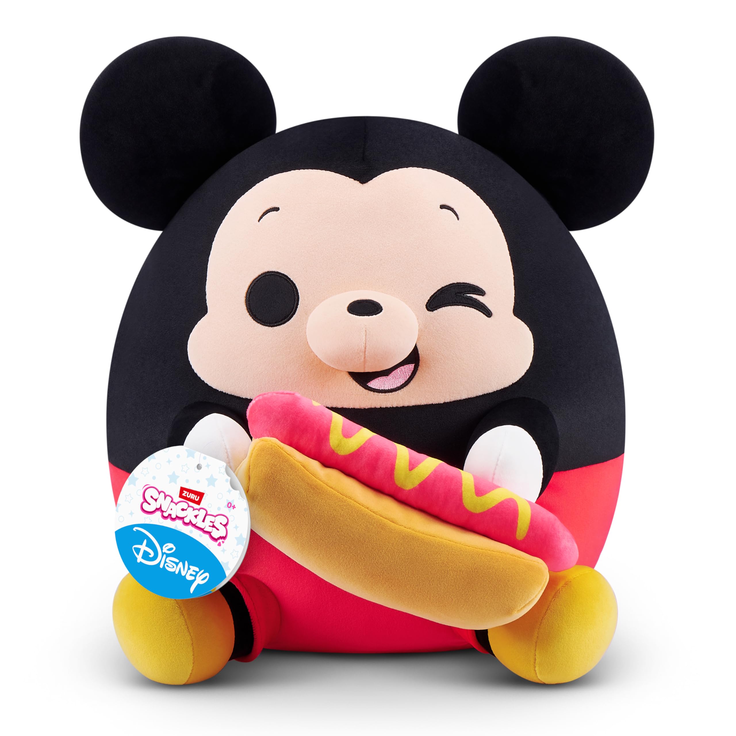 Snackles Disney 14-inch Plush - Mickey Snack Accessory by ZURU 1