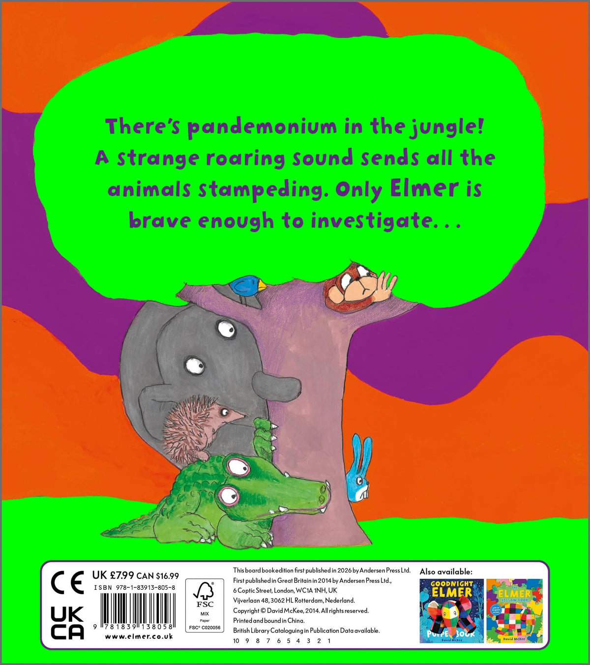 Elmer and the Monster: Special Halloween Gift Edition - Board Book | Baby - 3 years | 26 pages